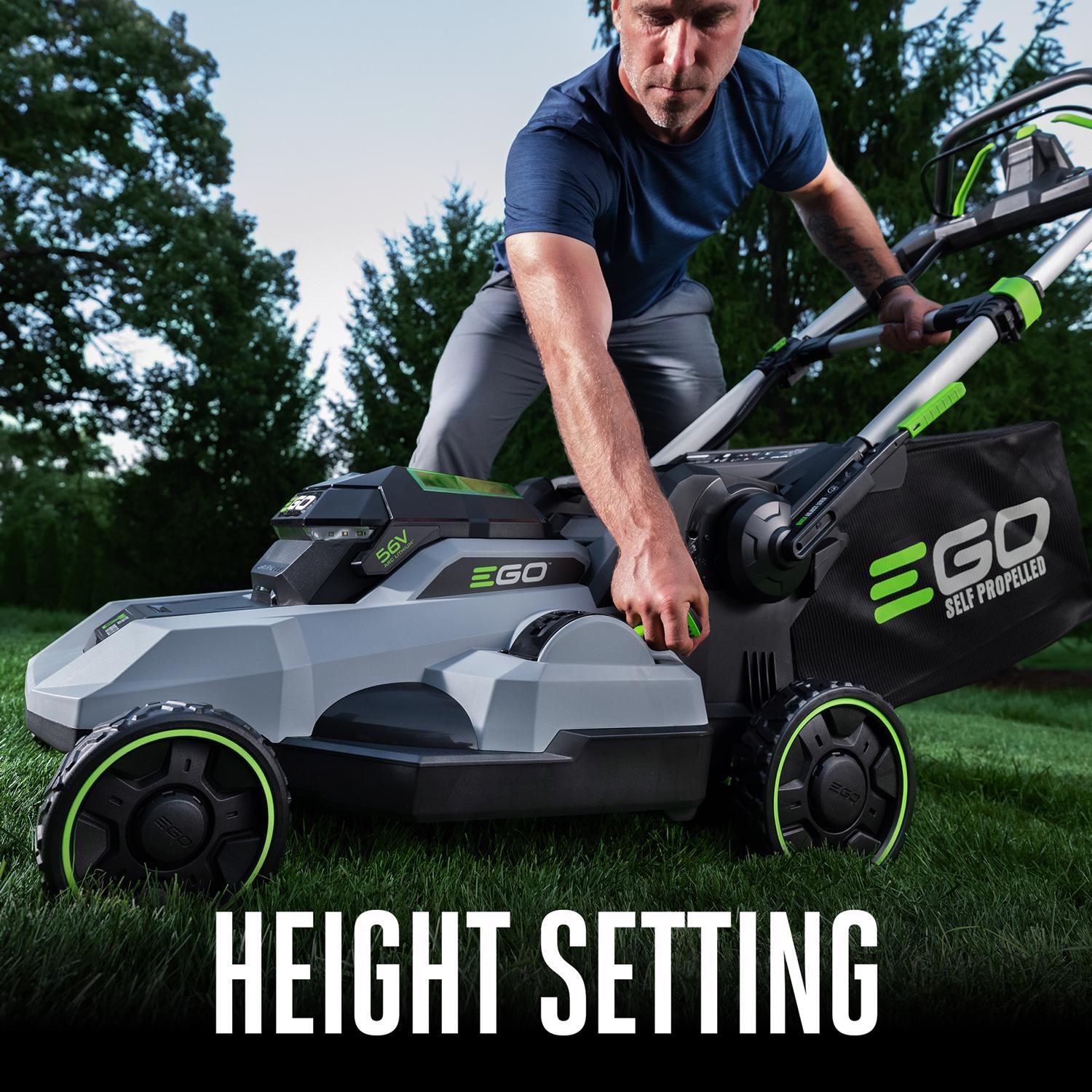 EGO Power+ LM2114SP 21 in. 56 V Battery Self-Propelled Lawn Mower Kit (Battery & Charger) W/ 6.0 AH BATTERY