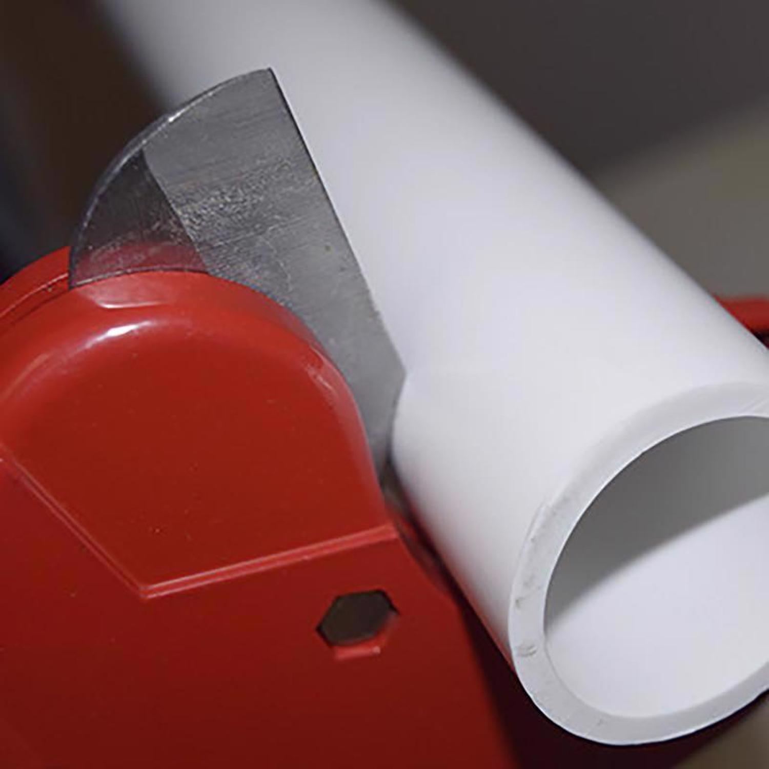 Superior Tool 1-5/16 in. Ratcheting Pipe Cutter Red 1 pc