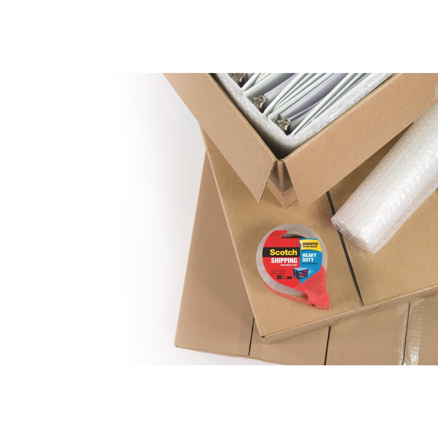3M Scotch 1.88 in. W X 38.2 yd L Heavy-Duty Packaging Tape with Dispenser
