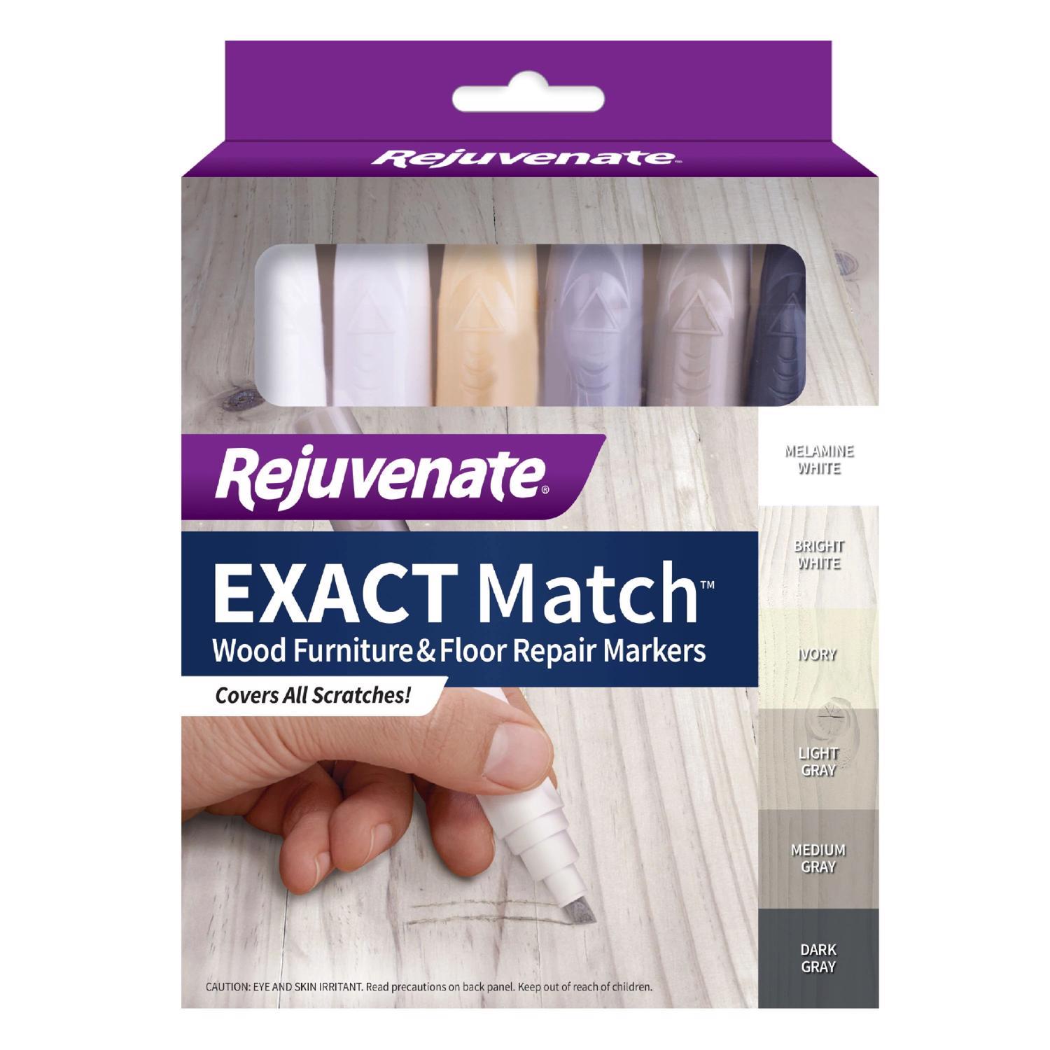 Rejuvenate Assorted Wood Furniture & Floor Repair Markers 6 pk