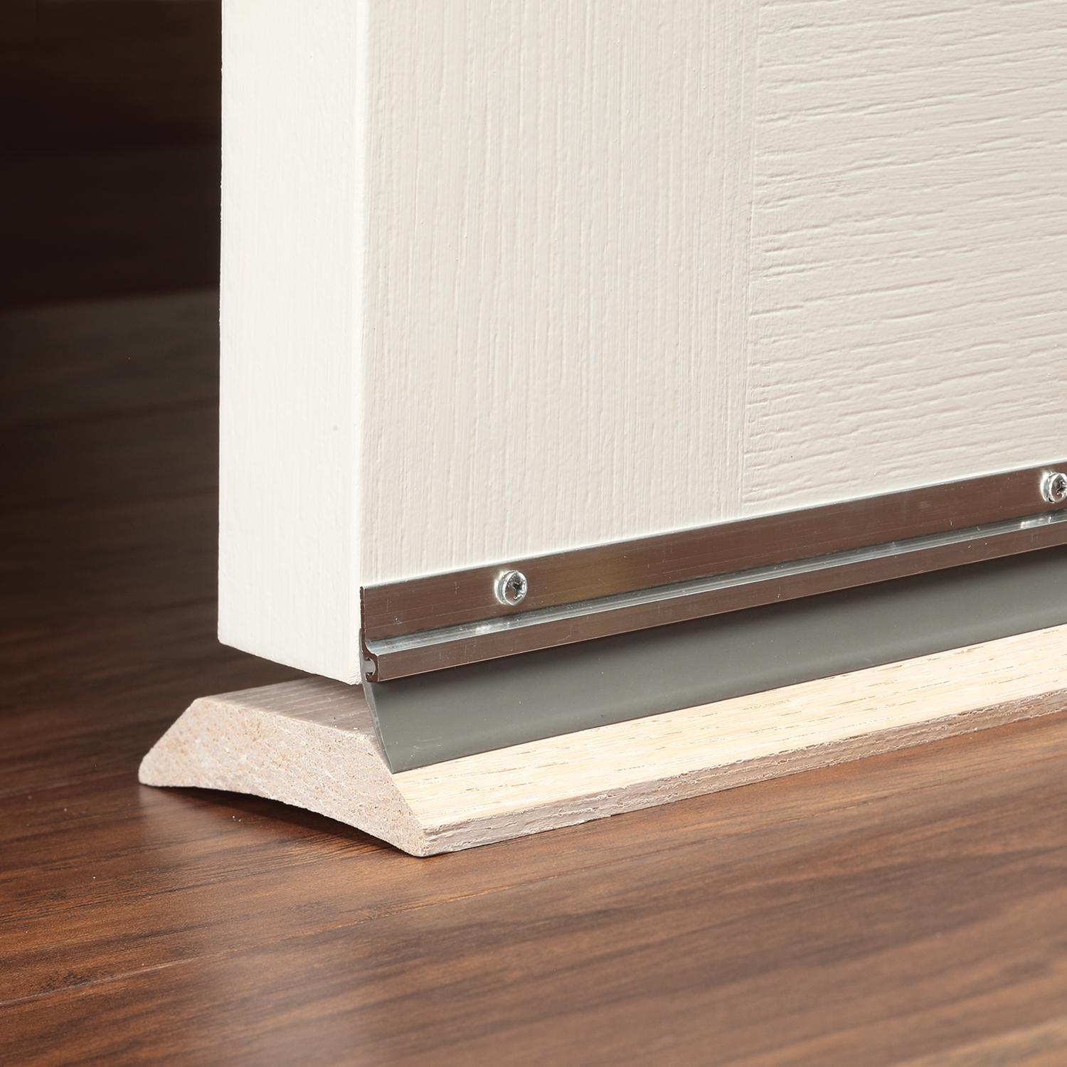 M-D Building Products Silver Aluminum/Vinyl Sweep For Doors 36 in. L X 1.38 in.
