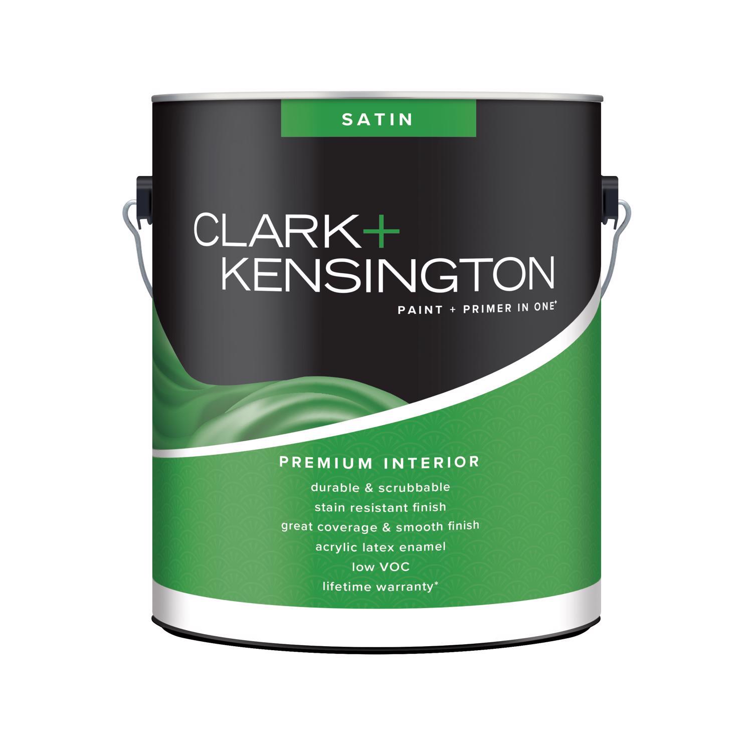 Clark+Kensington Satin Designer White Paint + Primer Interior 1 gal