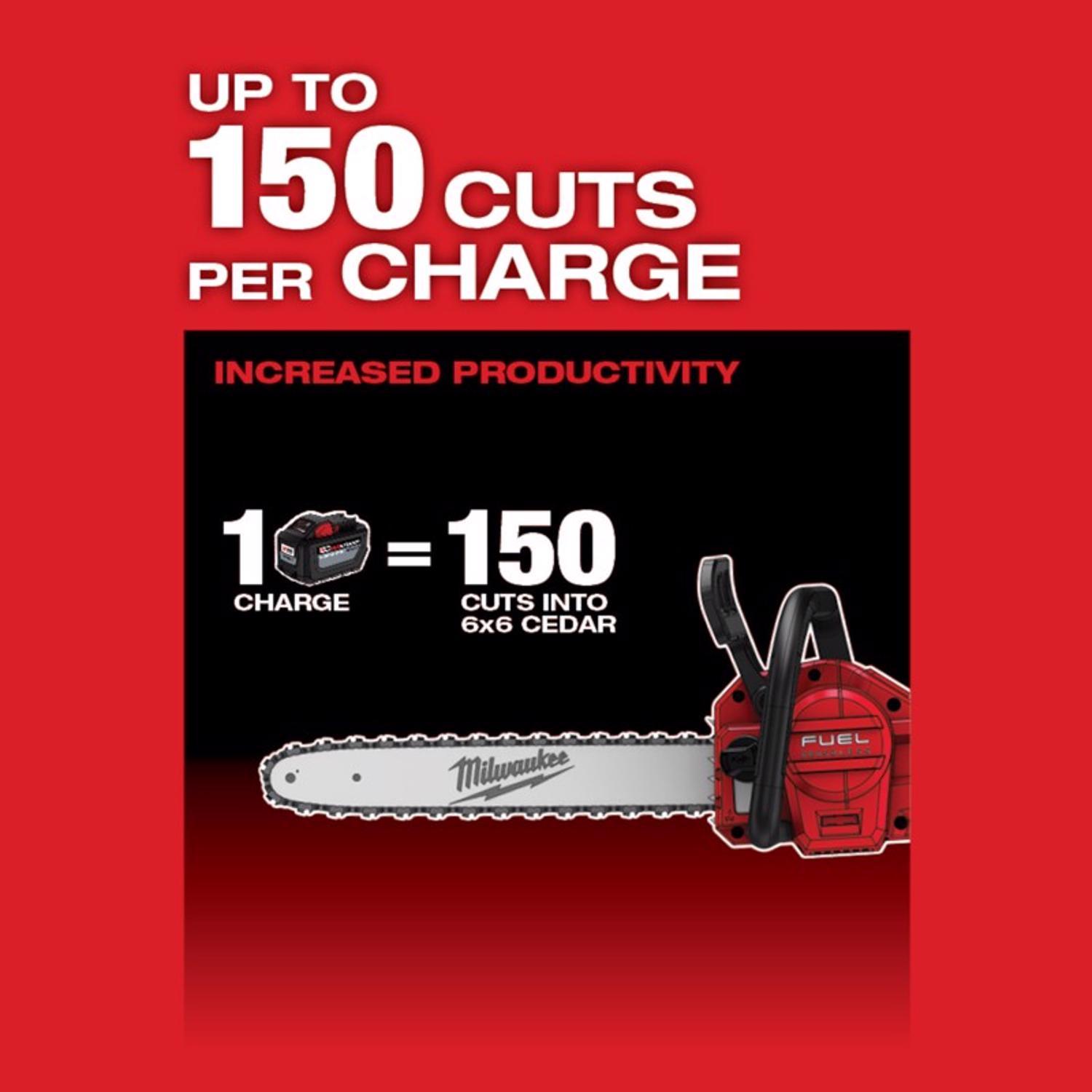 Milwaukee M18 FUEL 2727-20 16 in. 18 V Battery Chainsaw Tool Only