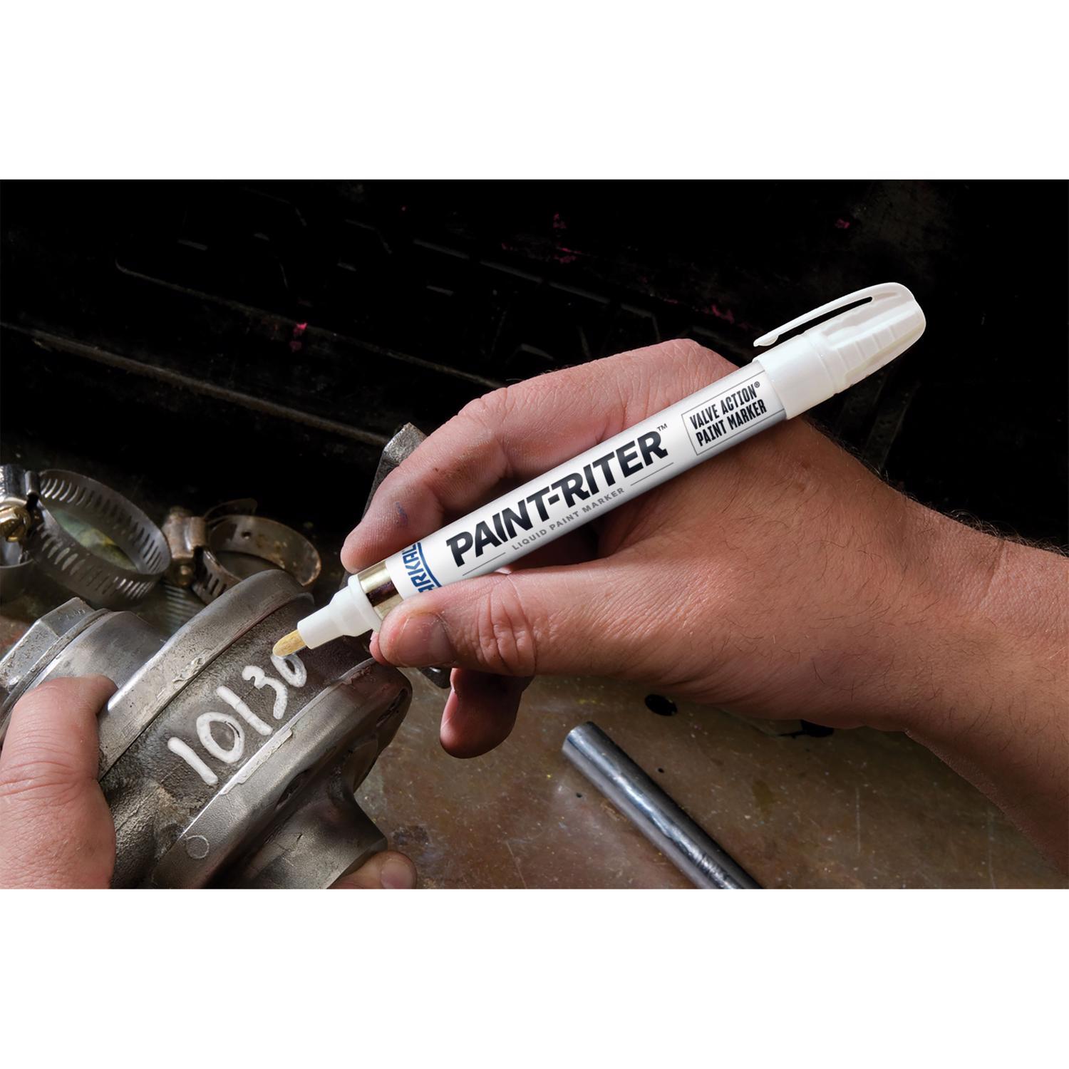 Markal Paint-Riter White Standard Liquid Paint Marker 1 pk
