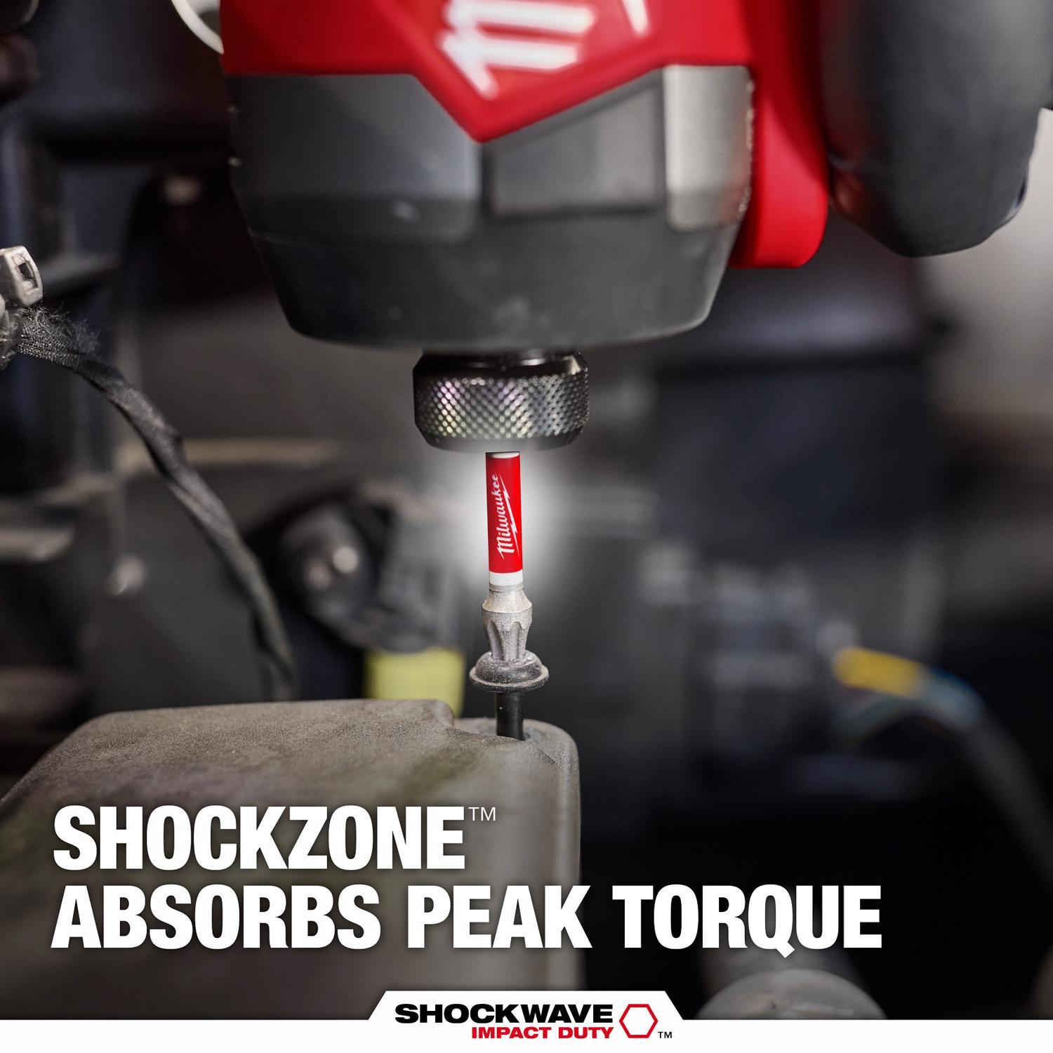 Milwaukee Shockwave Torx T40 X 2 in. L Impact Power Bit Steel 1 pc