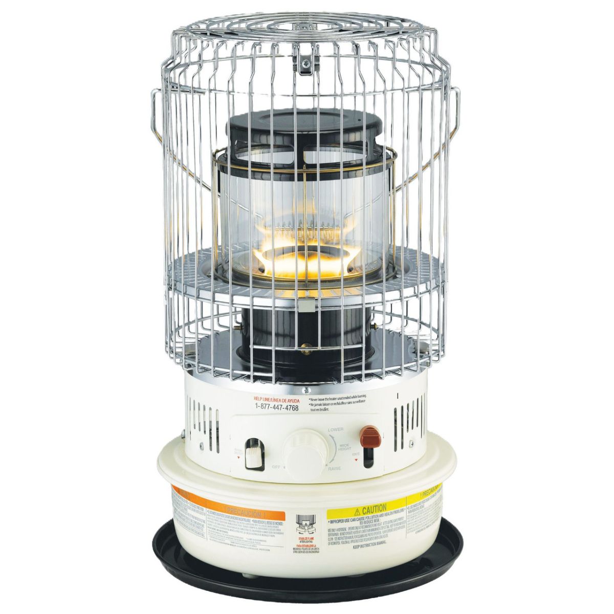 Comfort Glow Indoor Kerosene Convection Heater 10,500 BTUs White