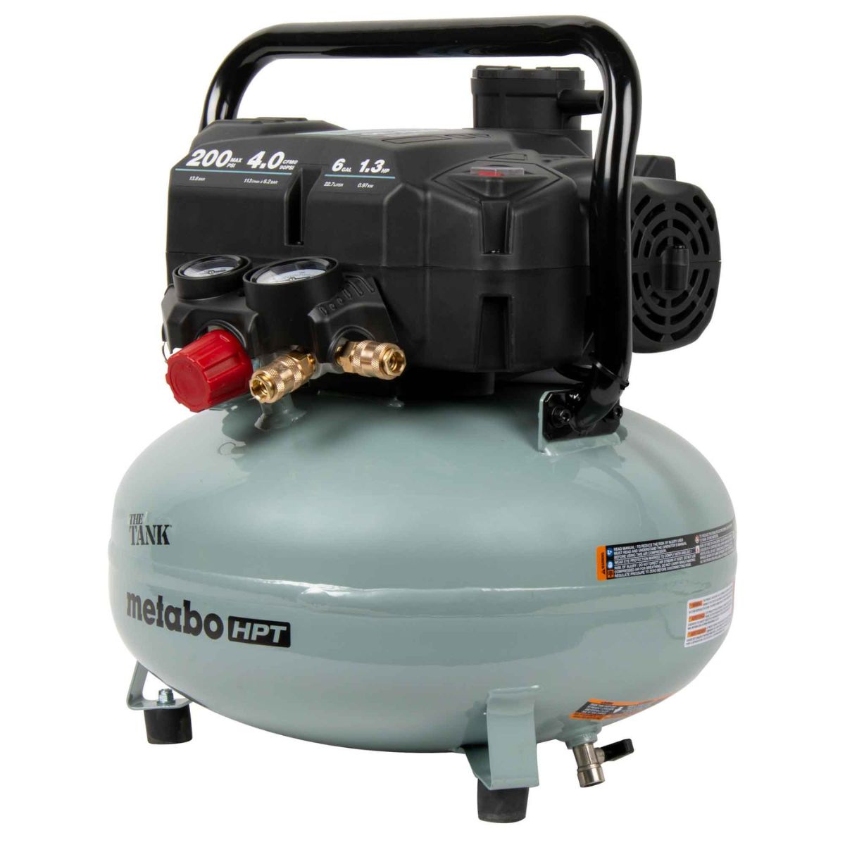 THE TANK 6-Gallon High Capacity Pancake Air Compressor | Metabo HPT EC914S