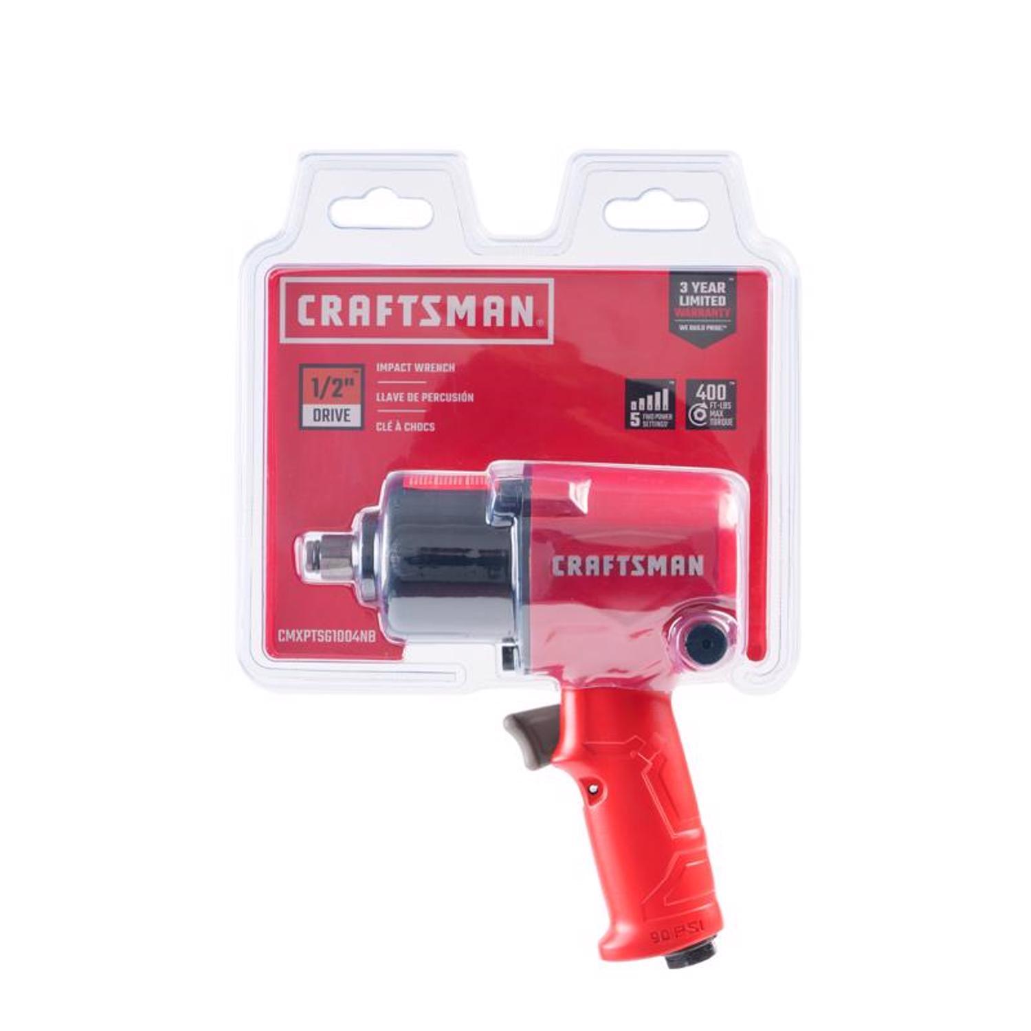 CRAFTSMAN 1/2 in. Air Impact Wrench 400 ft/lb