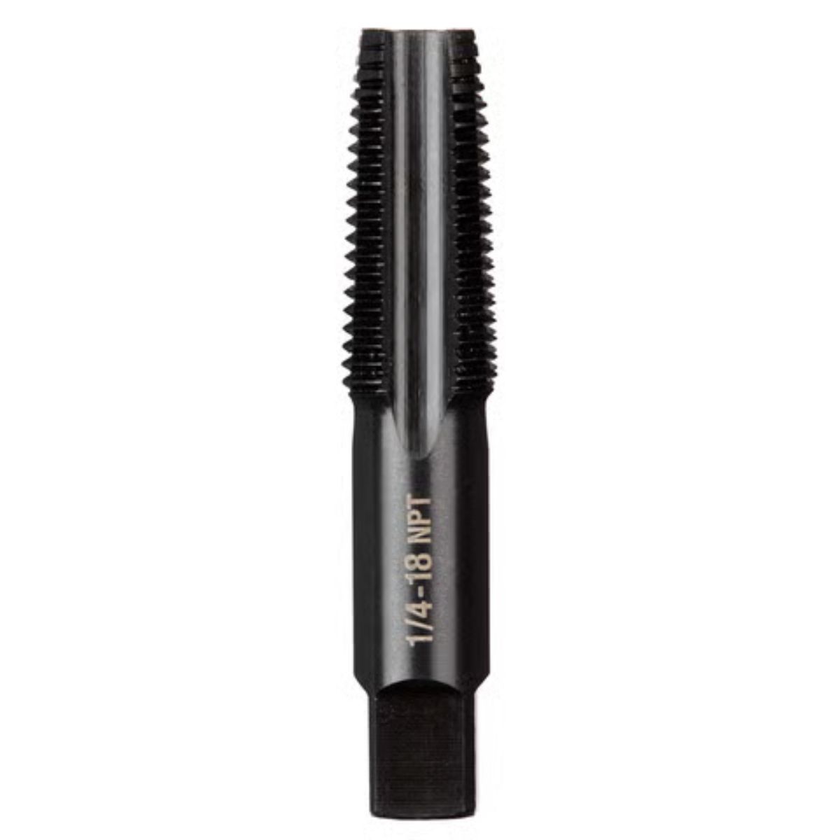 Milwaukee SAE 1/4-18 NPT Straight Flute Taper Tap