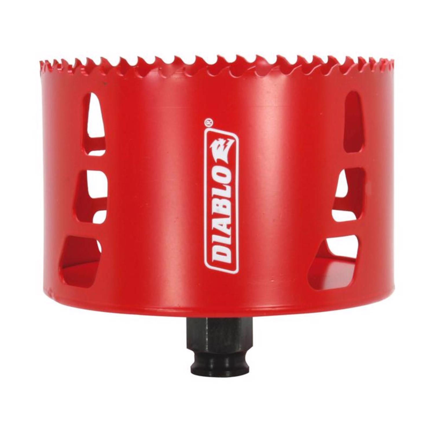 Diablo Snap-Lock Plus 4 in. Bi-Metal 2-3/8 in. L Hole Saw Arbor Included