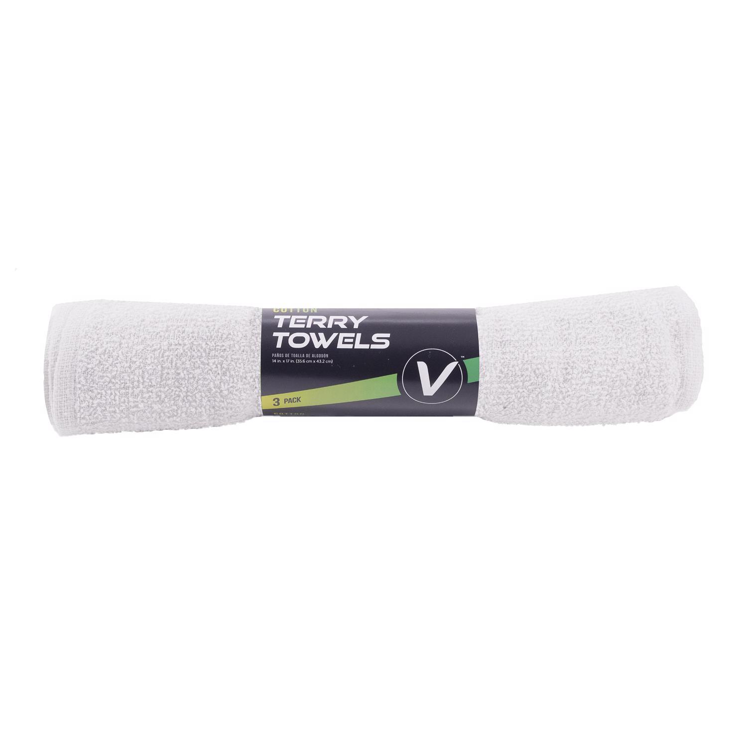 Viking 17 in. L X 14 in. W Cotton Terry Towels 3 pk