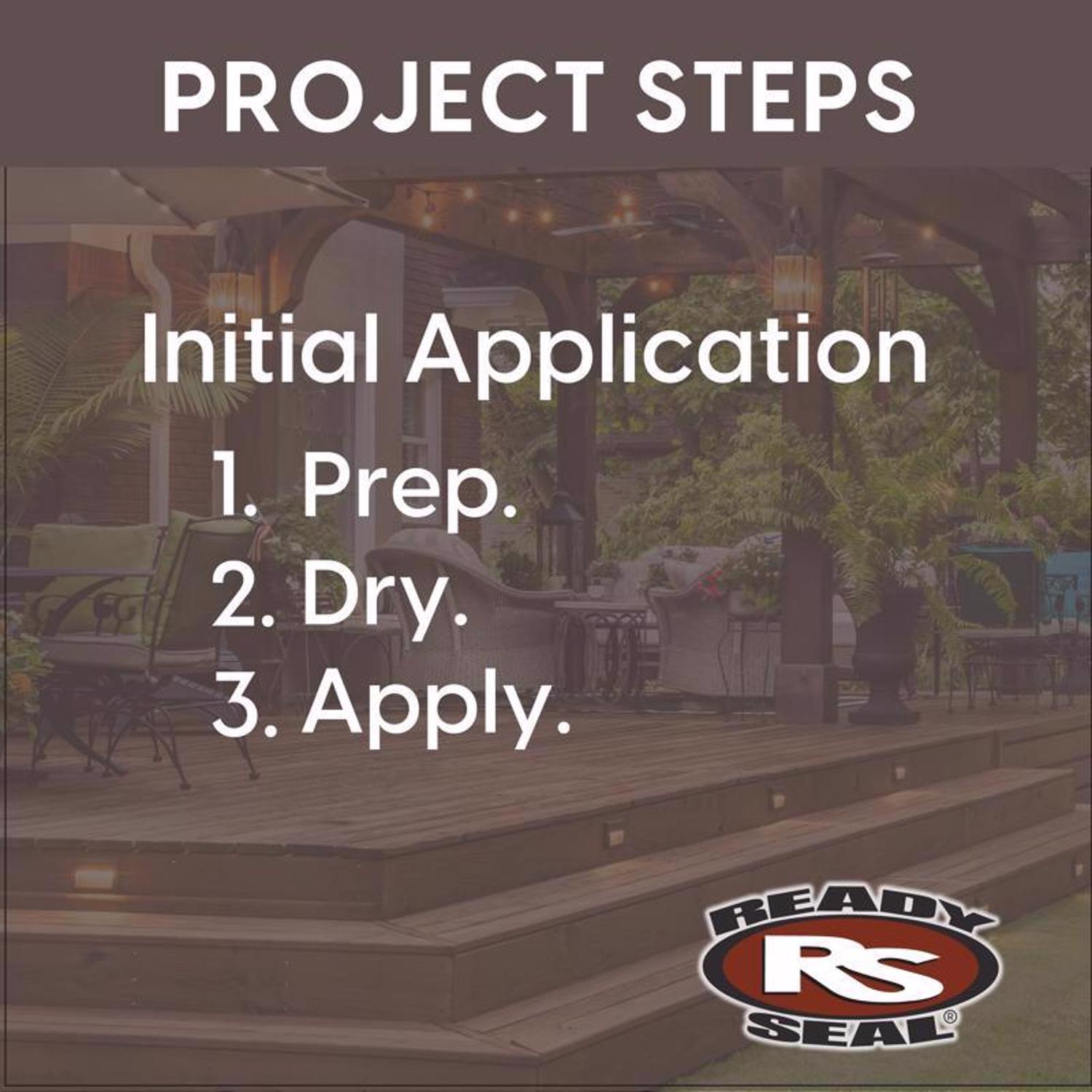 Ready Seal Goof Proof Semi-Transparent Flat Dark Walnut Oil-Based Penetrating Wood Stain/Sealer 1 ga
