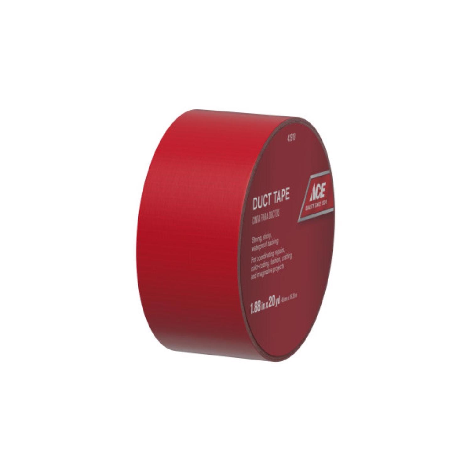 Ace 1.88 in. W X 20 yd L Red Solid Duct Tape