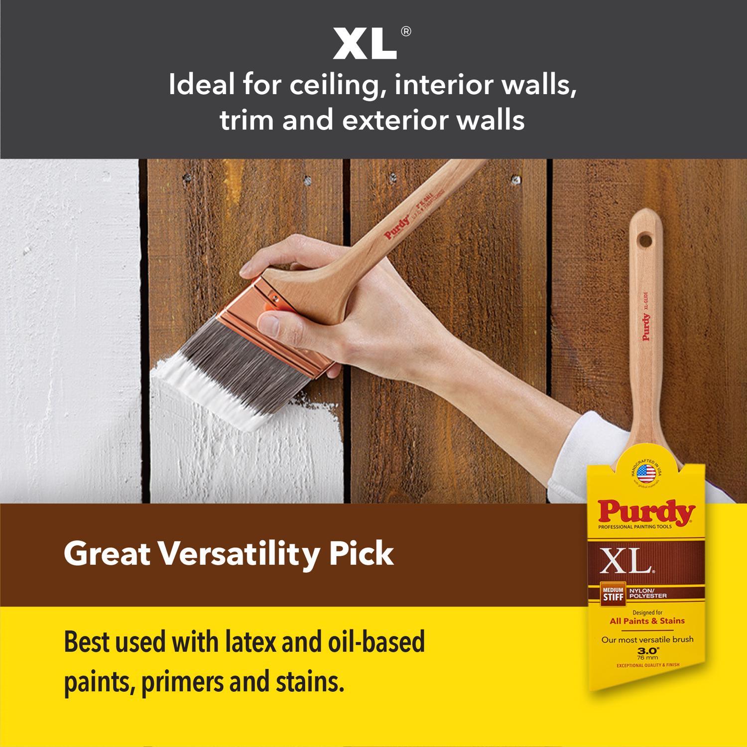 Purdy XL Cub 2 in. Medium Stiff Angle Trim Paint Brush