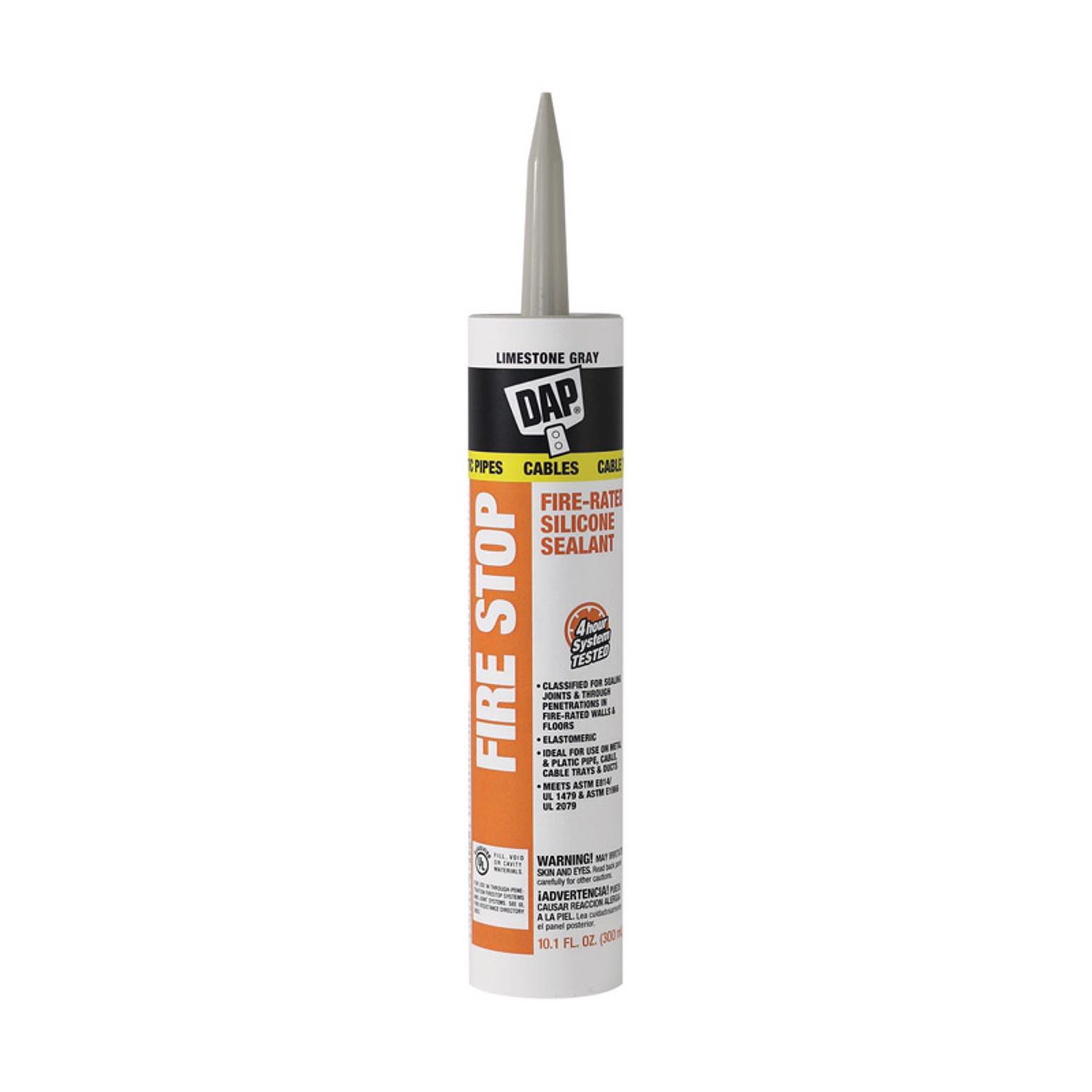 DAP Fire Stop Gray Elastomeric Fire Stop Sealant 10.1 oz