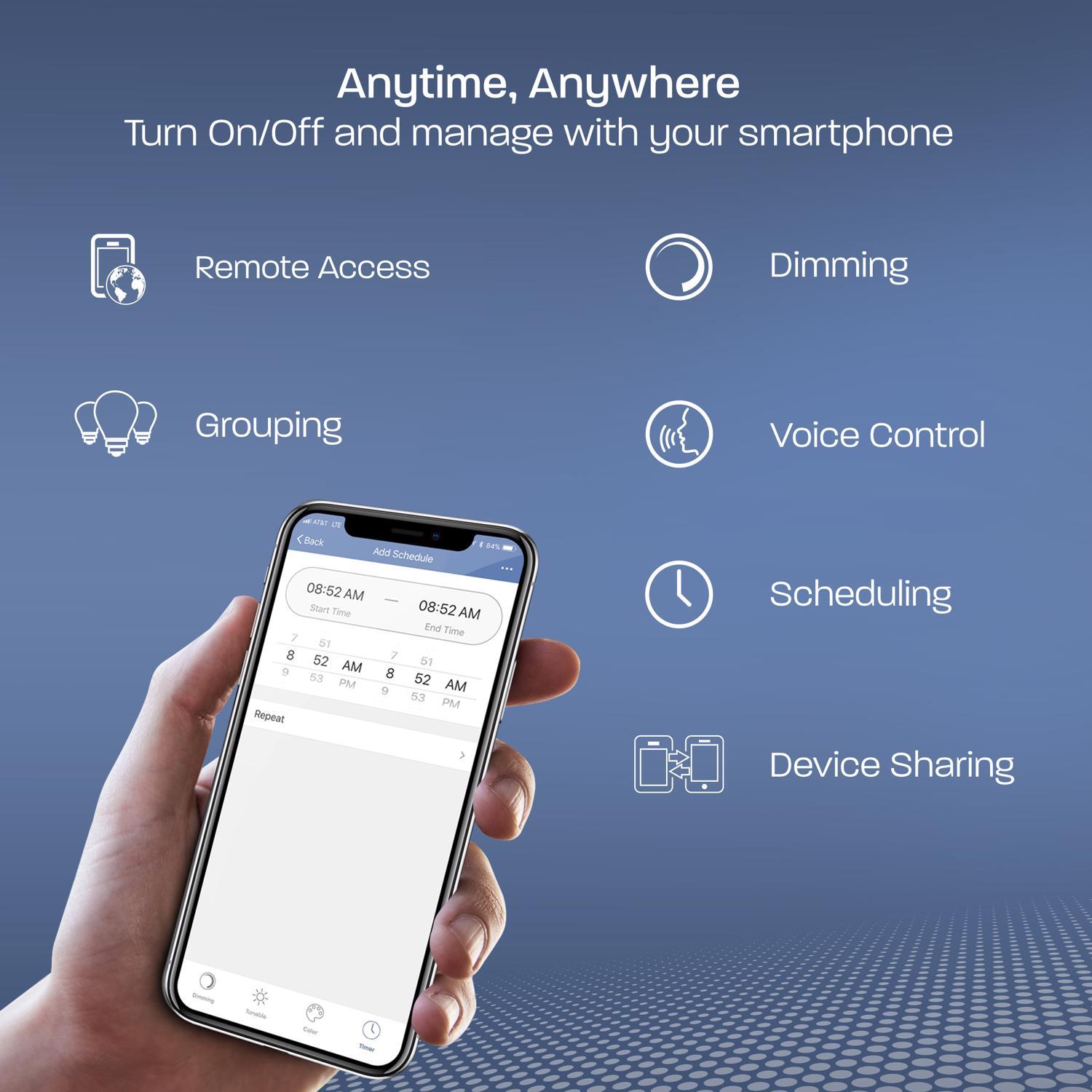 Feit Smart Home Black Plastic Wired Smart-Enabled Video Doorbell