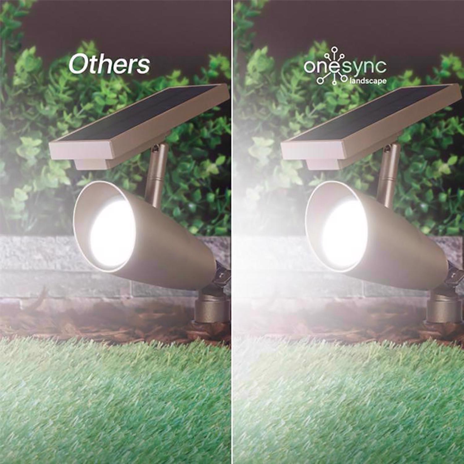 Feit OneSync Bronze Solar Powered/Remote 1 W LED Spotlight 1 pk