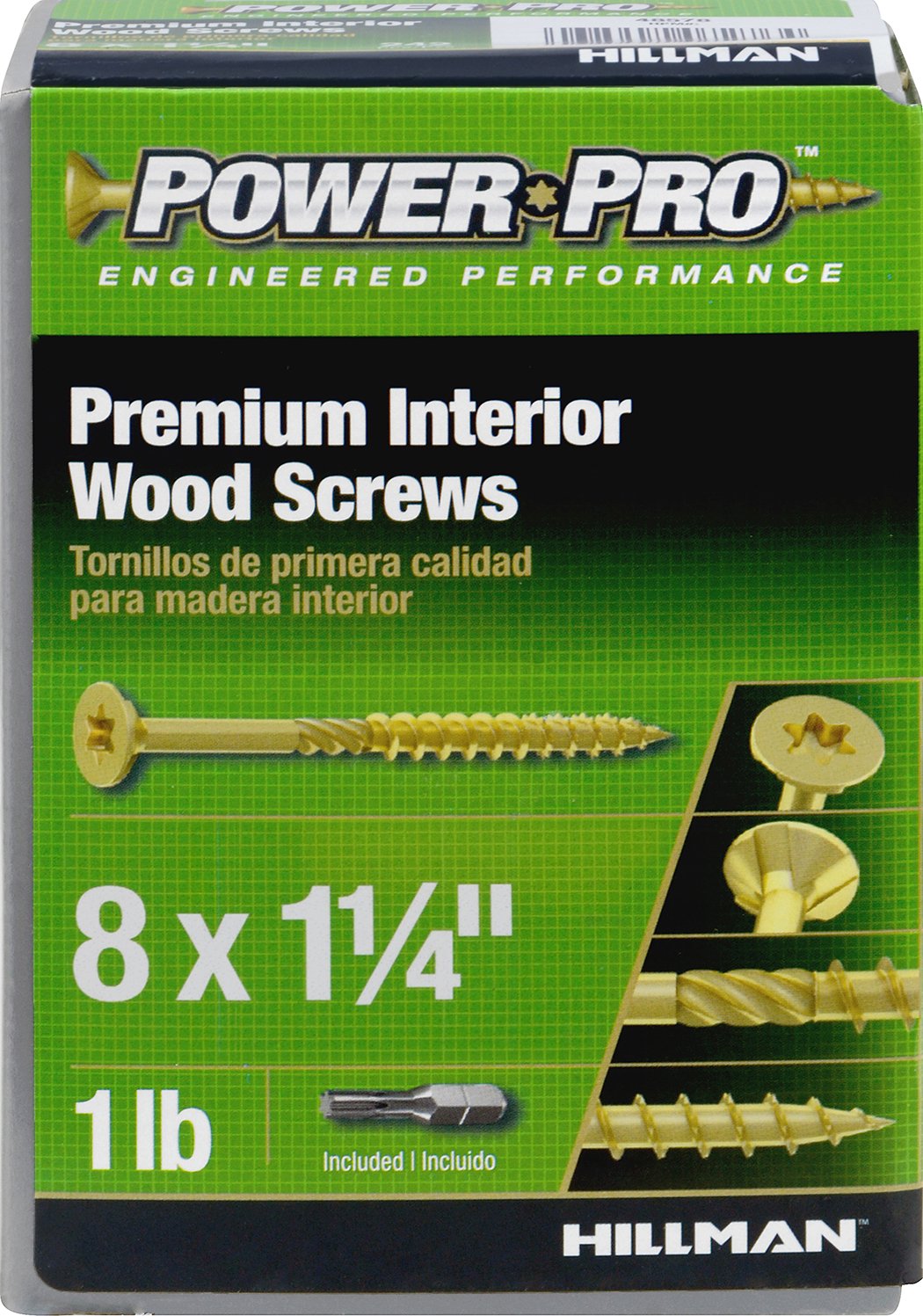 Screw Power Pro Int 8 x 1-1/4 1#