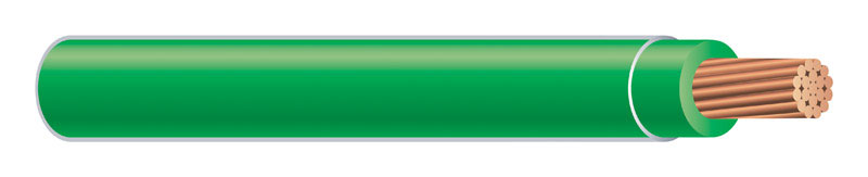 Southwire 500 ft. 4 Ga. THHN Stranded Wire Green - Sold by the foot