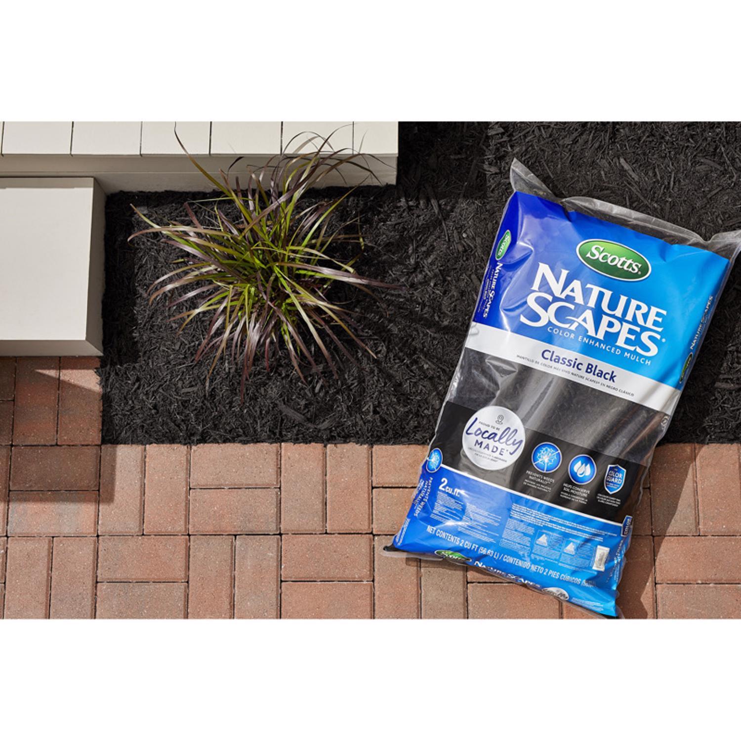 Scotts Nature Scapes Black Bark Color Enhanced Mulch 2 cu ft