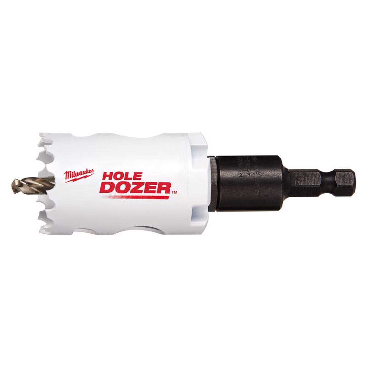 Milwaukee Hole Dozer 1-3/8 in. Bi-Metal Hole Saw with Arbor and Pilot Bit 1 pk