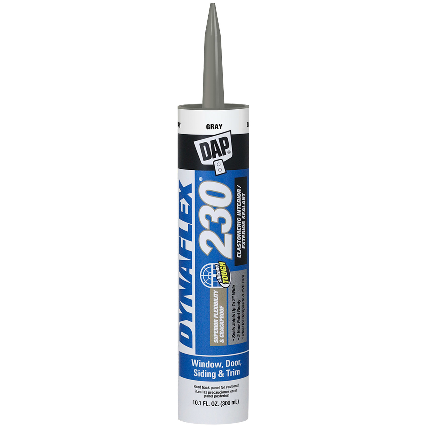 DAP Dynaflex 230 Gray Premium Latex Door/Siding/ Window Sealant 10.1 oz