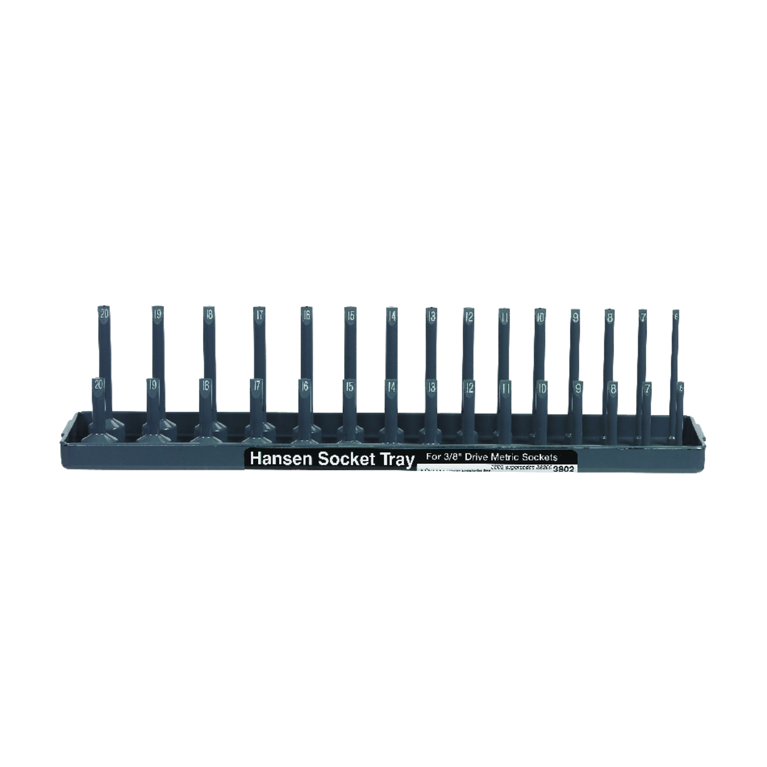 Hansen Global 13.3 in. L X 3/8 in. drive Metric Socket 1 pc