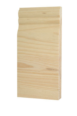 Alexandria Moulding Casing Trim Block Pine 7-3/4in. H x 3-1/2in. W x 1in. D