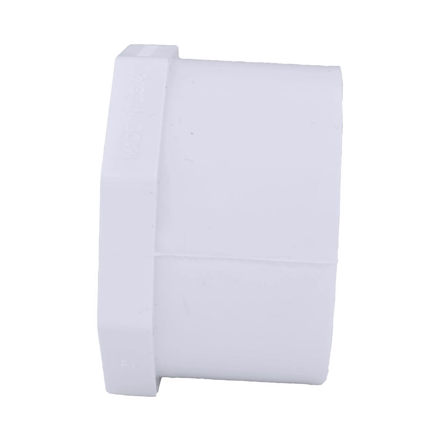Charlotte Pipe Schedule 40 3/4 in. Spigot X 3/4 in. D Slip PVC Plug 1 pk