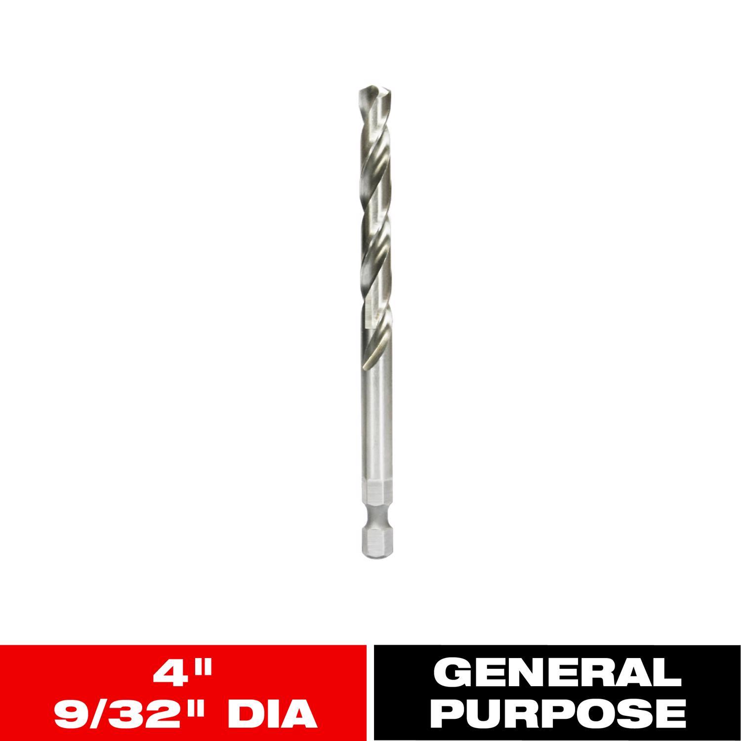 Diablo Snap-Lock Plus 1/4 in. High Speed Steel 2-3/8 in. L Hole Saw Pilot Bit