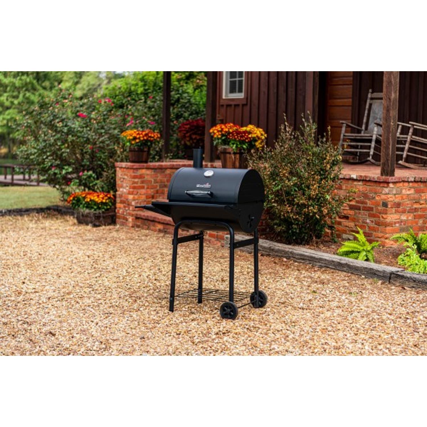 American Gourmet 25 in. Charcoal Grill Black