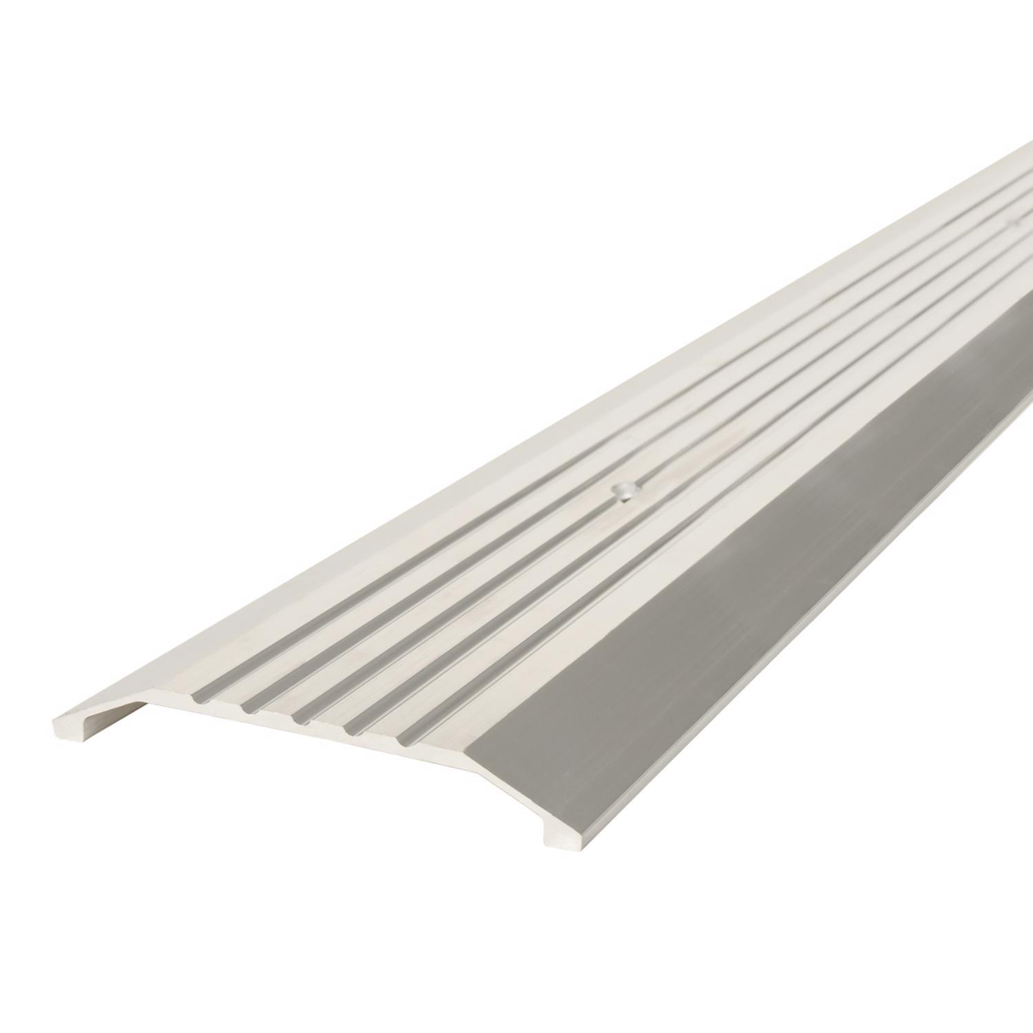 M-D 0.5 in. H X 3.88 in. W X 36 in. L Mill Aluminum Commercial Threshold Gray