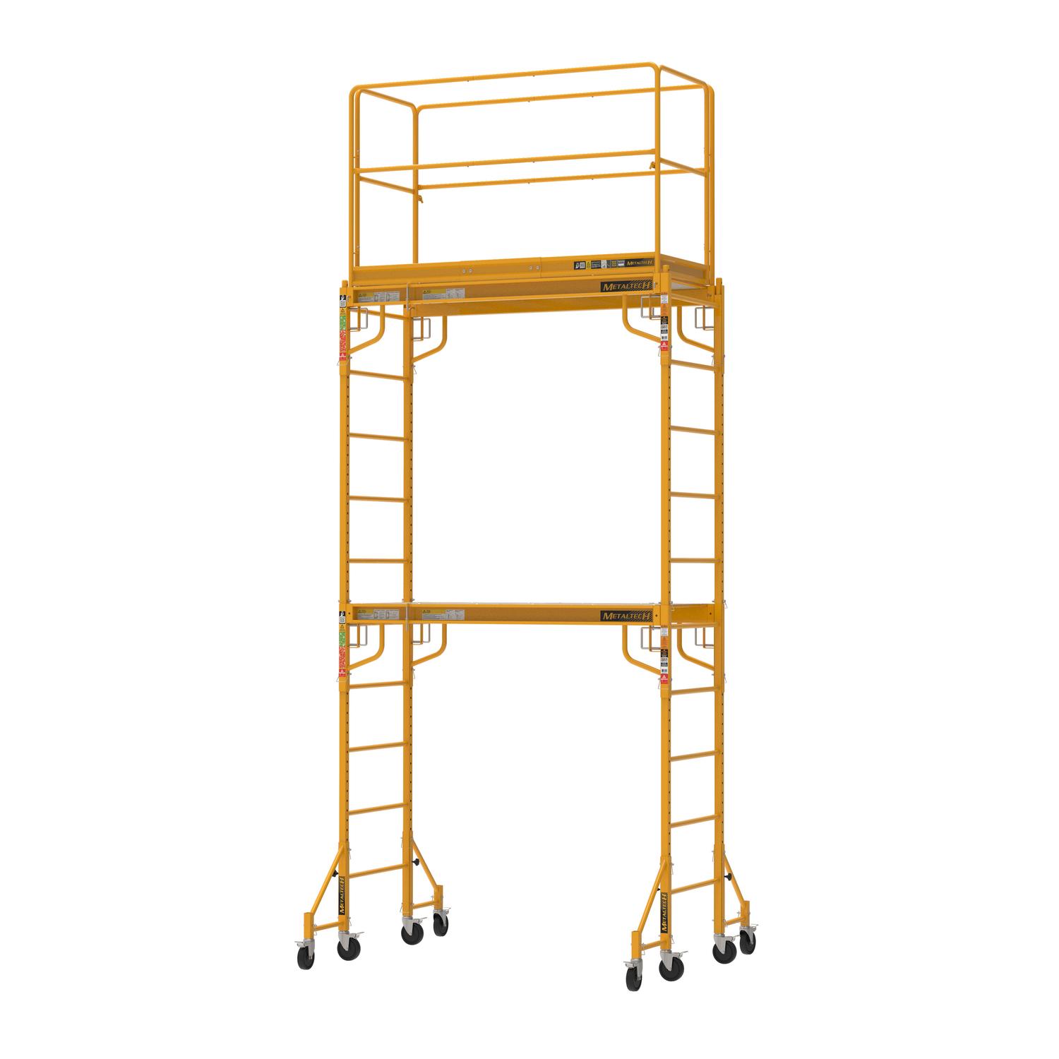 Metal Tech Jobsite Series Steel Yellow Scaffolding 1 pk
