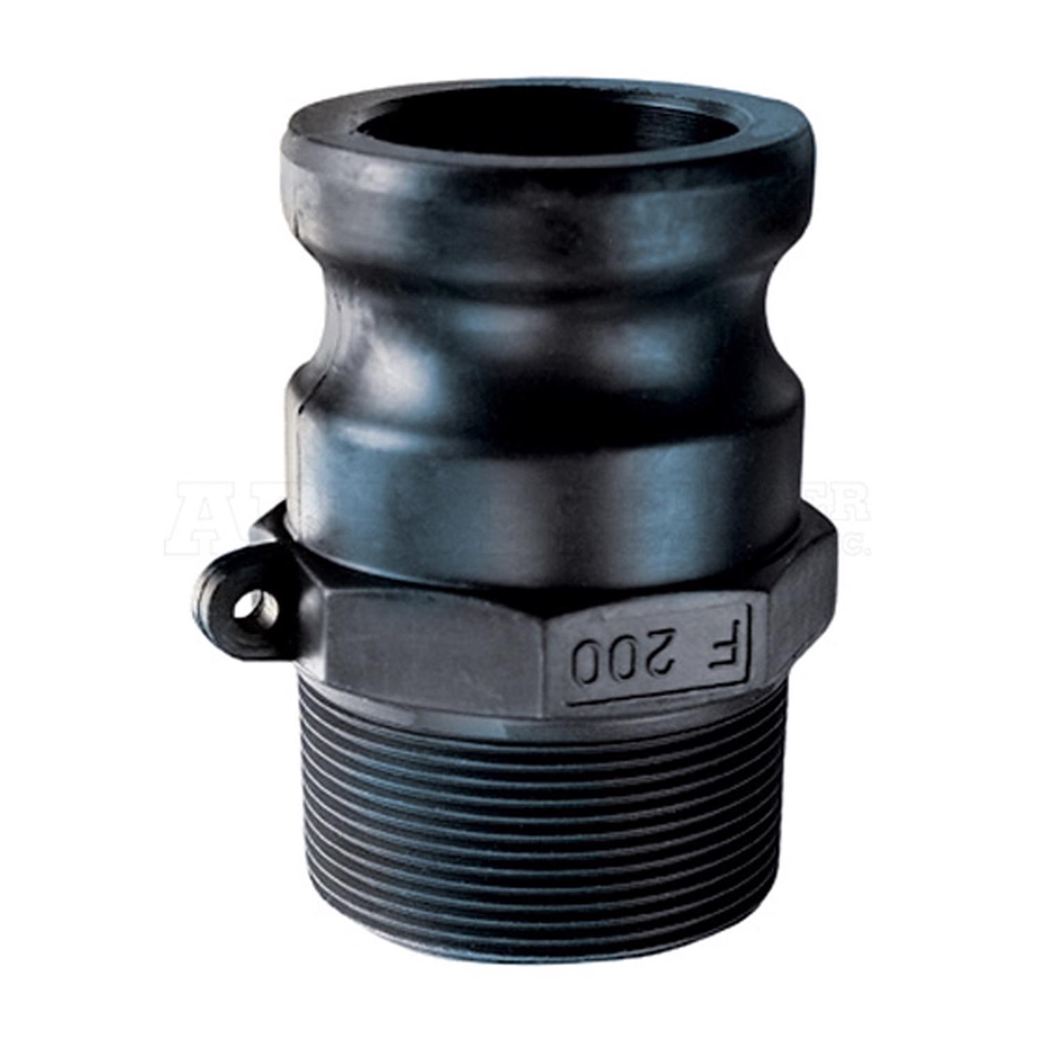 Abbott Rubber Polypropylene 2 in. D X 2 in. D Male Adapter 1 pk