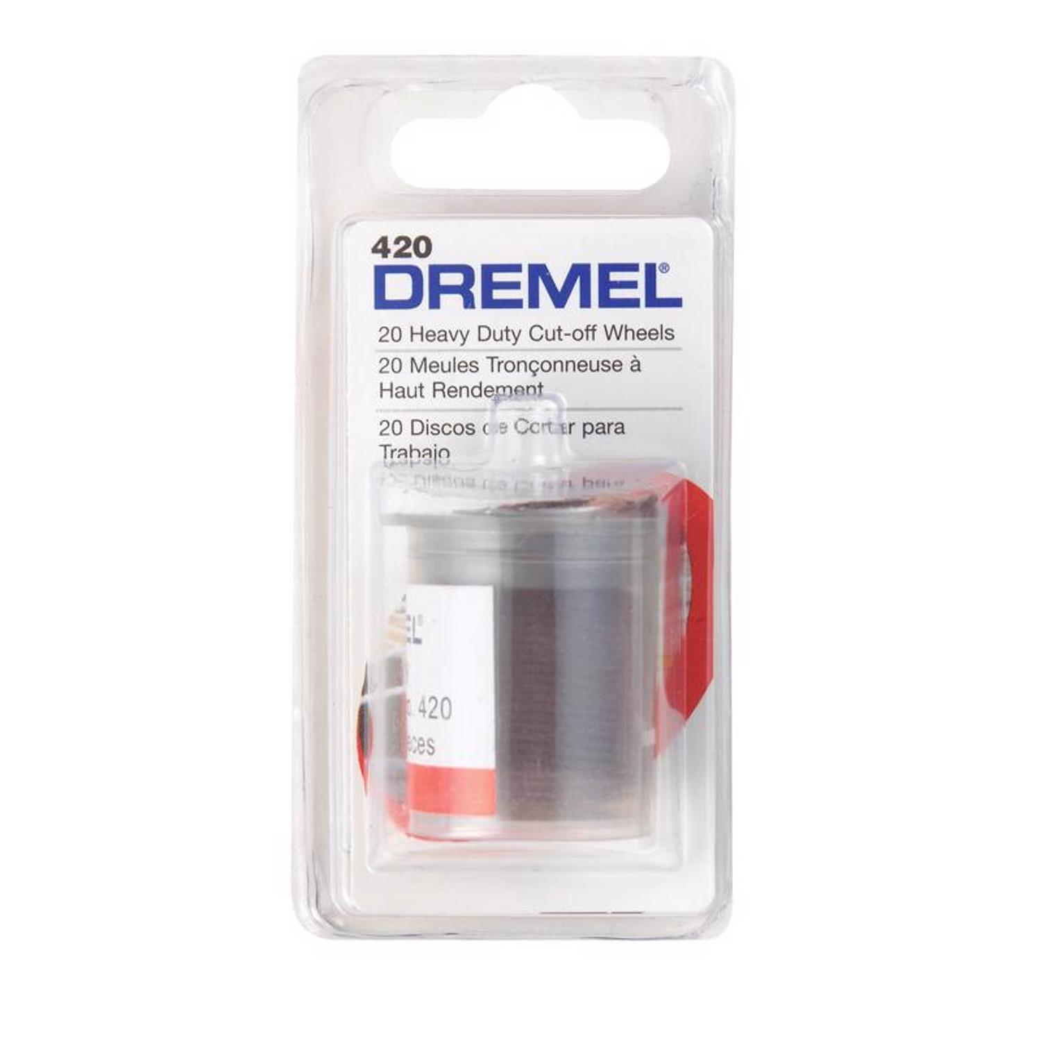 Dremel 15/16 in. D X 1/8 in. X 0.04 in. thick Aluminum Oxide Metal Cut-Off Wheel 20 pk