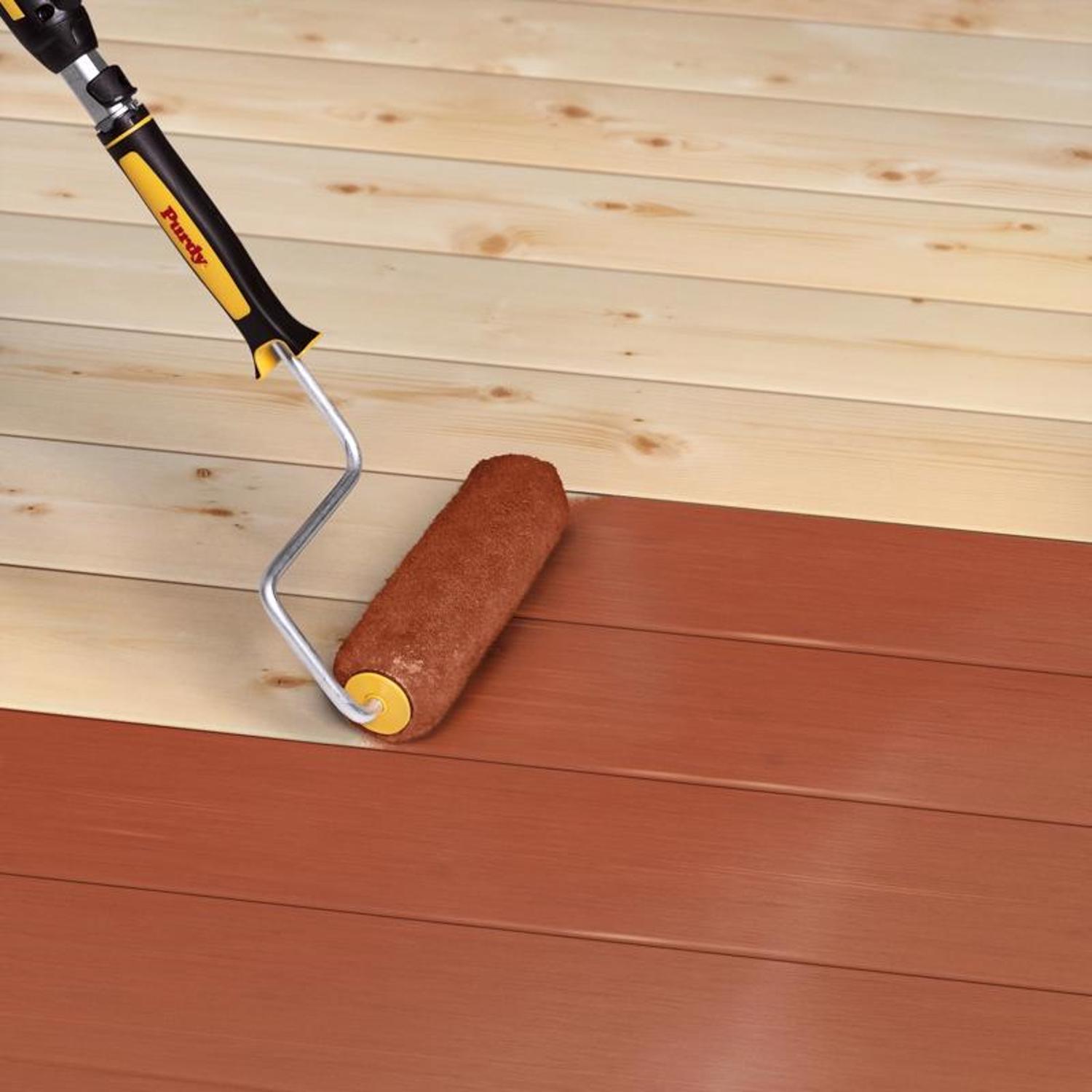 Thompson's WaterSeal Solid Sedona Red Water-Based Acrylic/Alkyd/Urethane Waterproofing Wood Stain an