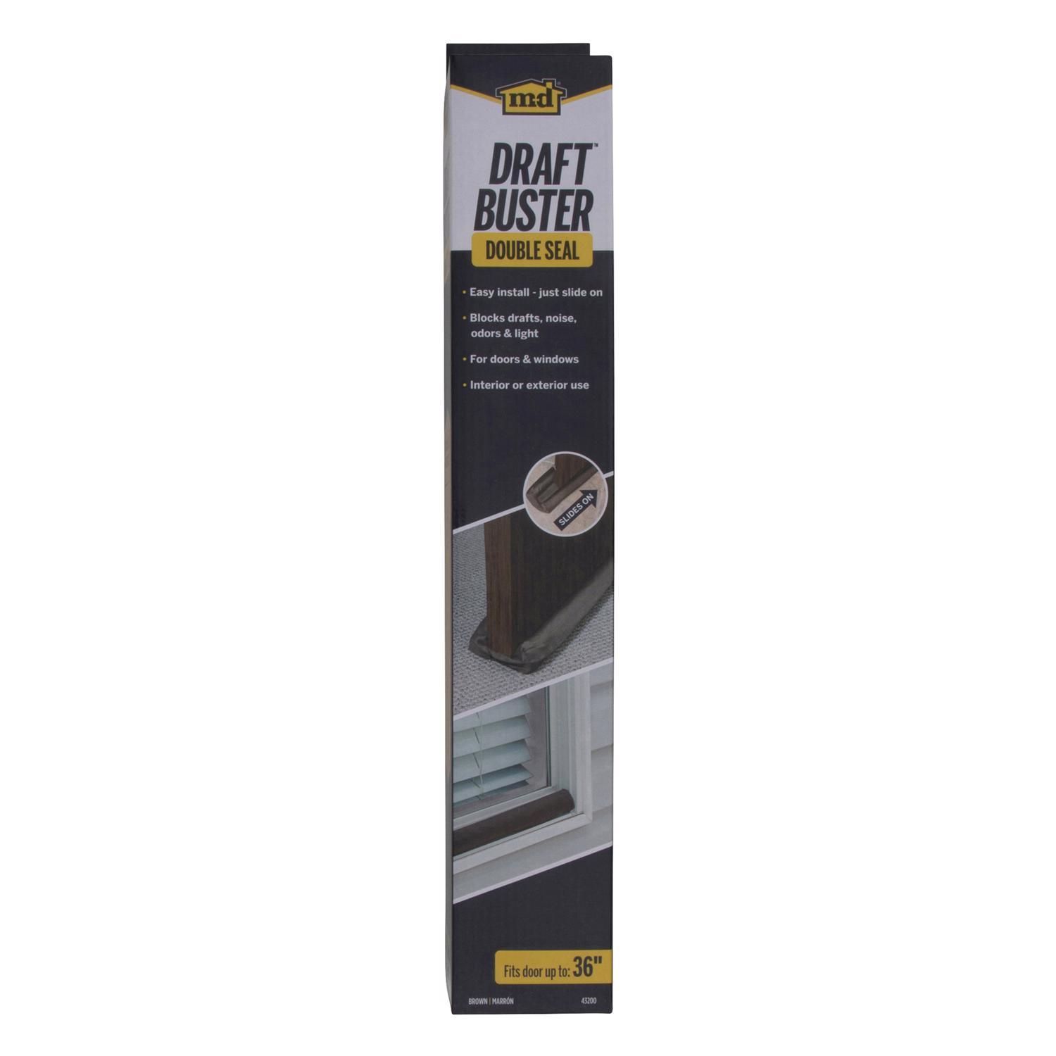 M-D Building Products Brown Cloth/Foam Seal For Doors and Windows 36 in. L X 3-11/32 in.