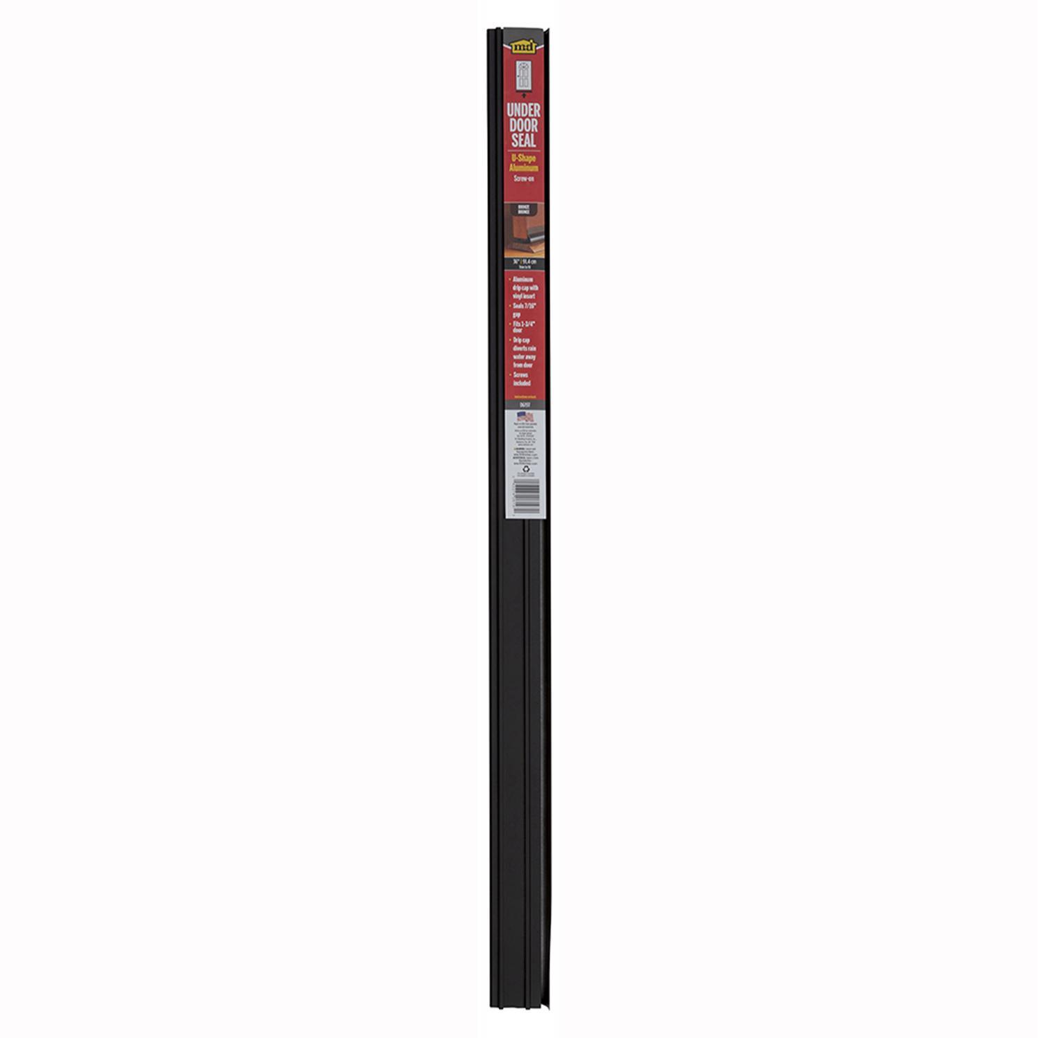 M-D Bronze Aluminum Replacement Bottom For Doors 36 in. L X 1.62 in.