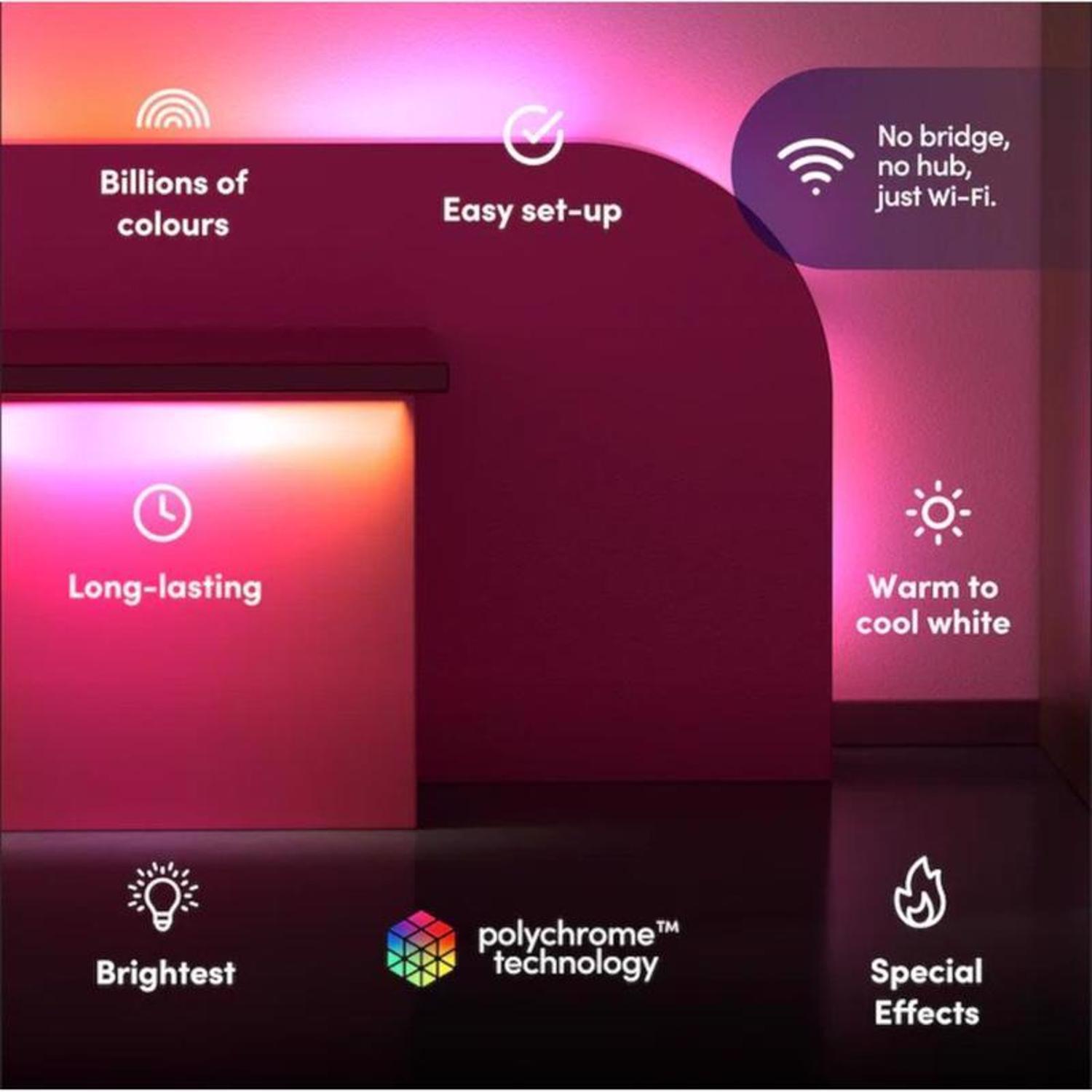 LIFX Smart Home 80 in. L Plug-In LED Smart-Enabled Accent Light 1400 lm
