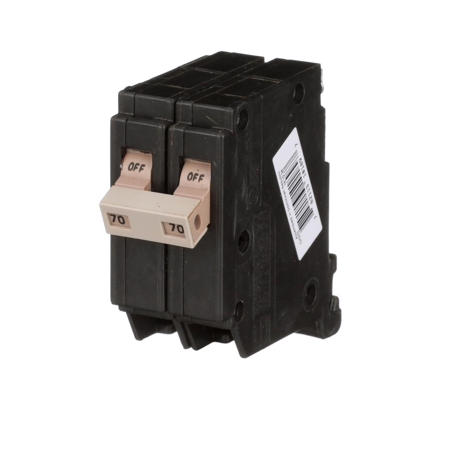 Eaton 70 amps Plug In 2-Pole Circuit Breaker