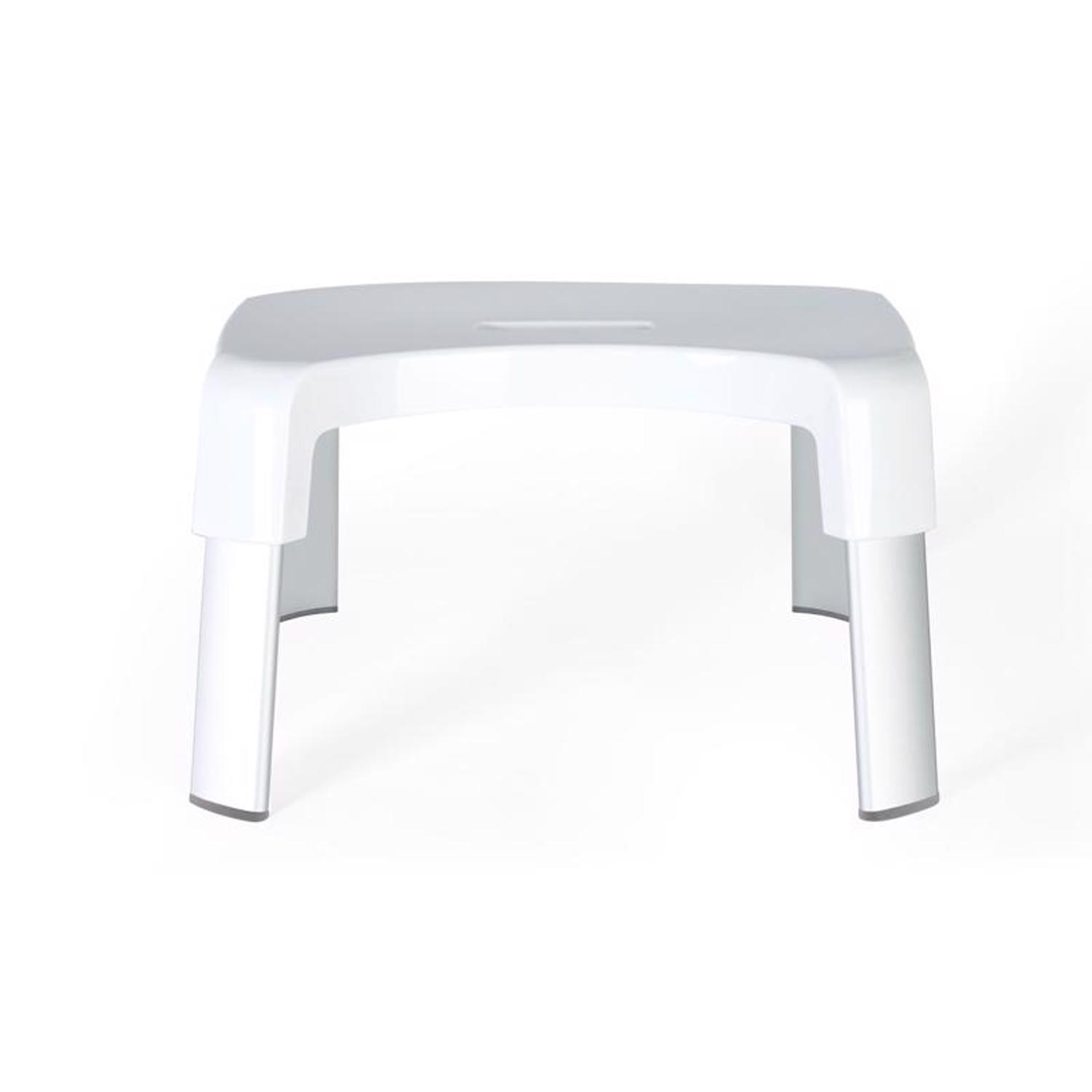Better Living White Plastic Toilet Stool