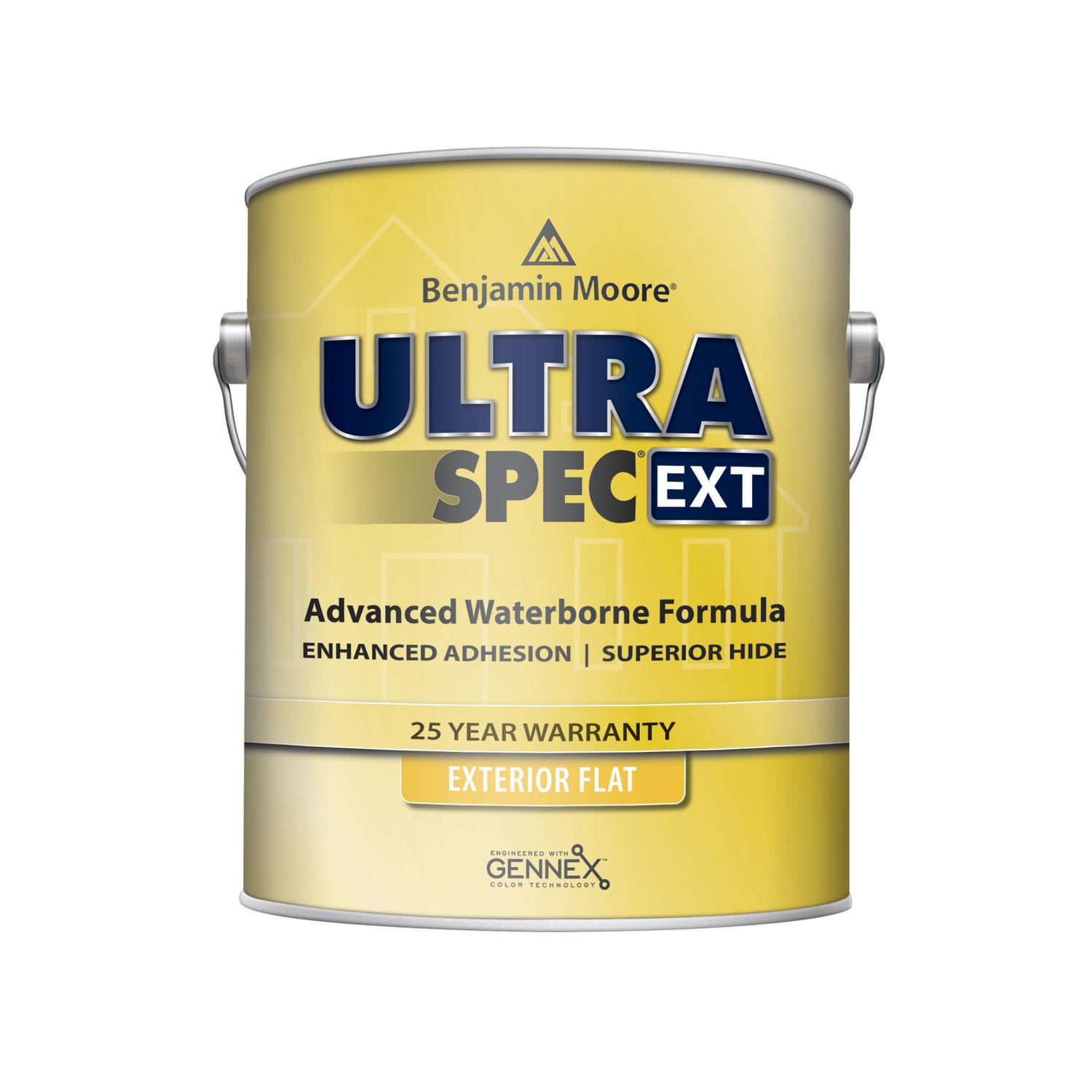 Benjamin Moore Ultra Spec Flat Base 4 Paint Exterior 1 gal