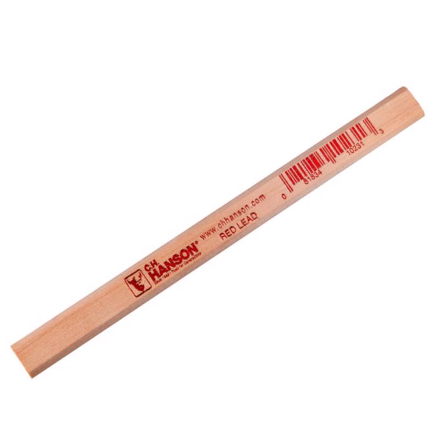 C.H. Hanson 7 in. L Red Lead Carpenter Pencil 1 pc