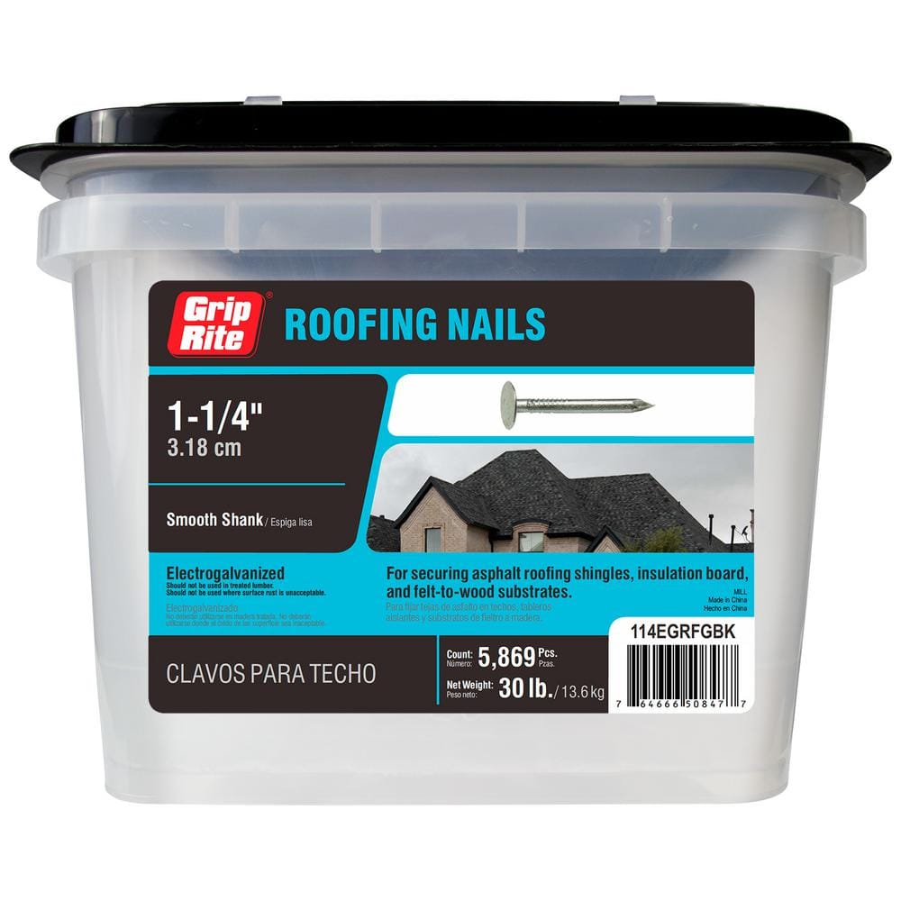 Grip-Rite Nail Roofing Galv 1.25" 30#