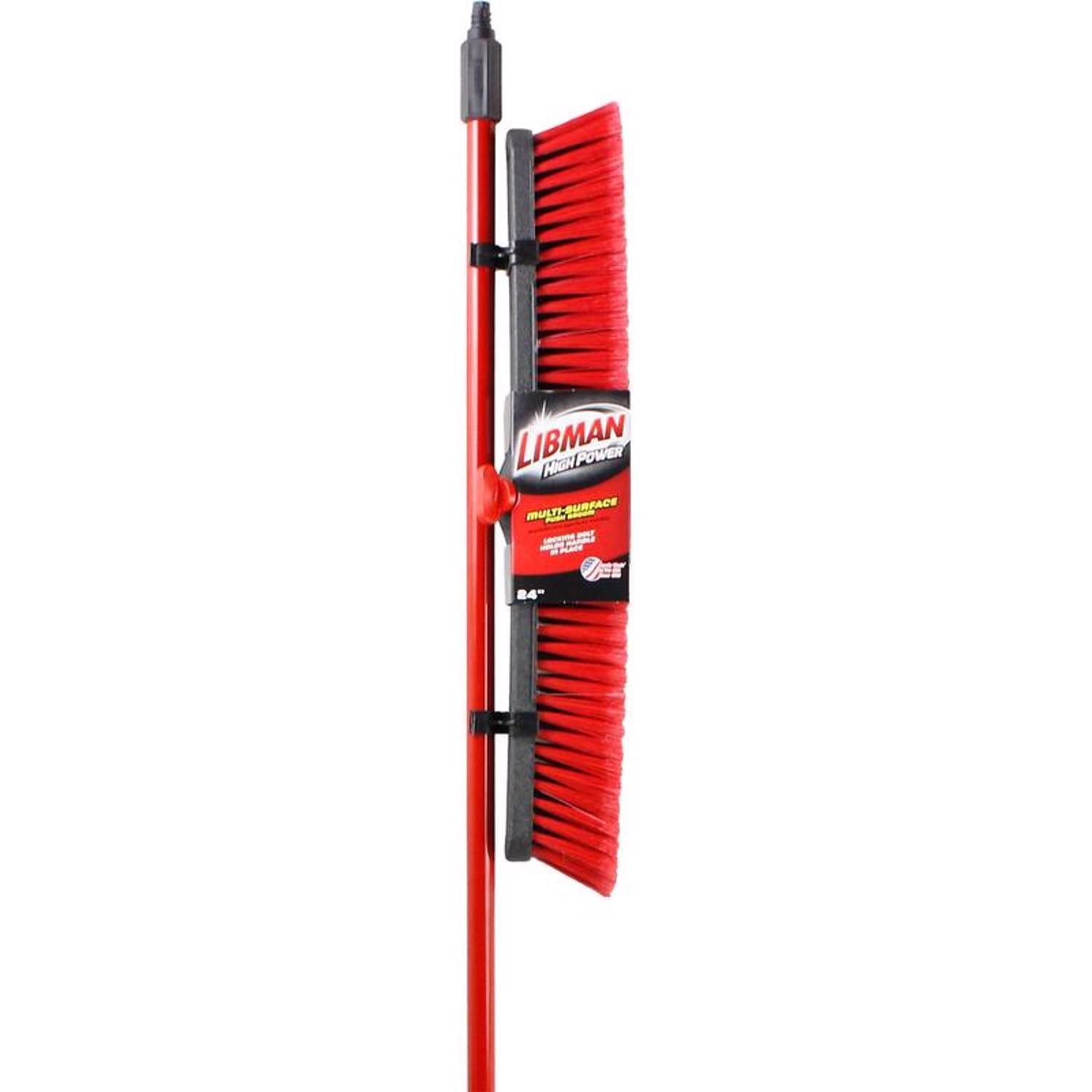 Libman High Power Polyethylene Terephthalate 24 in. Multi-Surface Push Broom