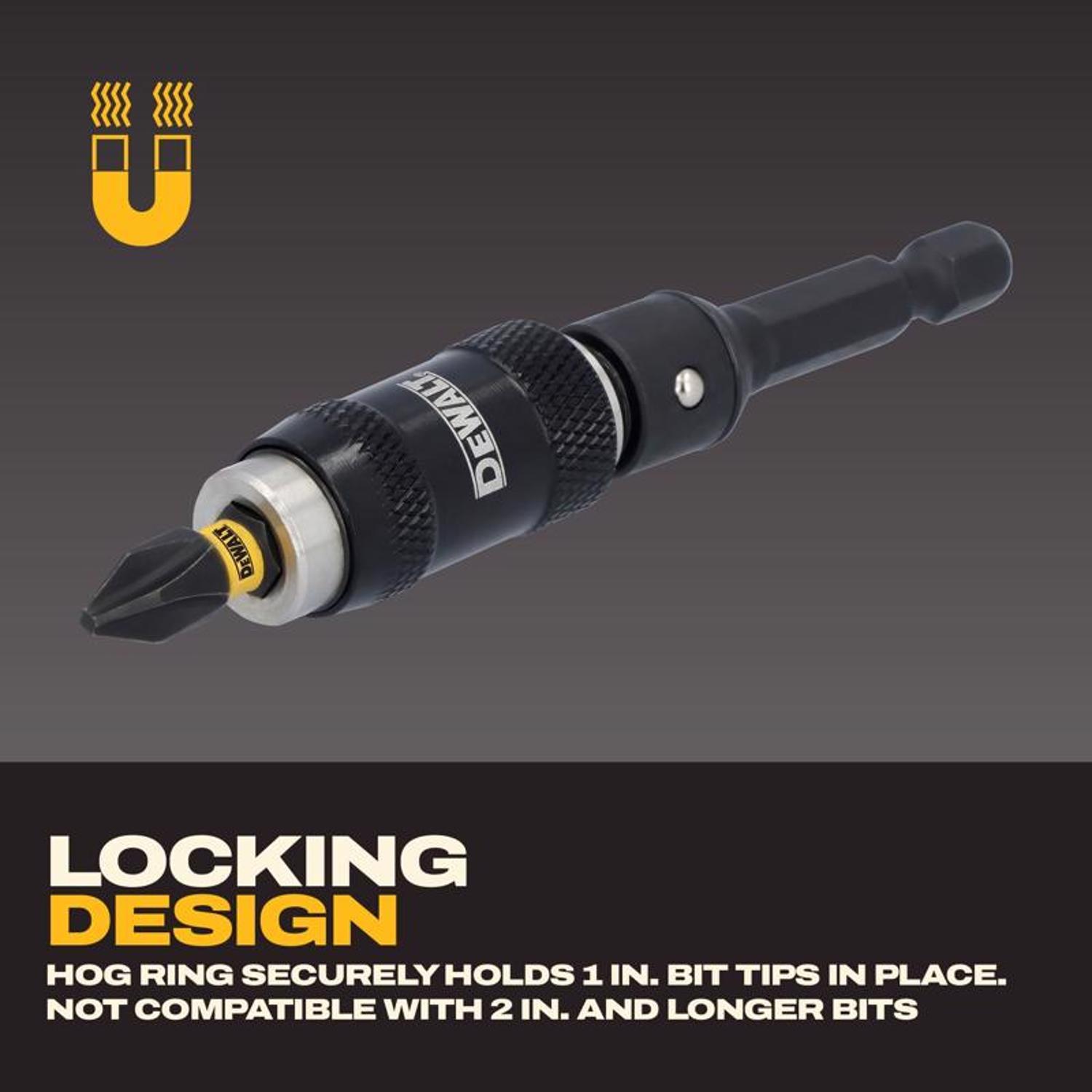 DeWalt 3-1/2 in. L Screwdriver Bit Holder Heat-Treated Steel 1 pc