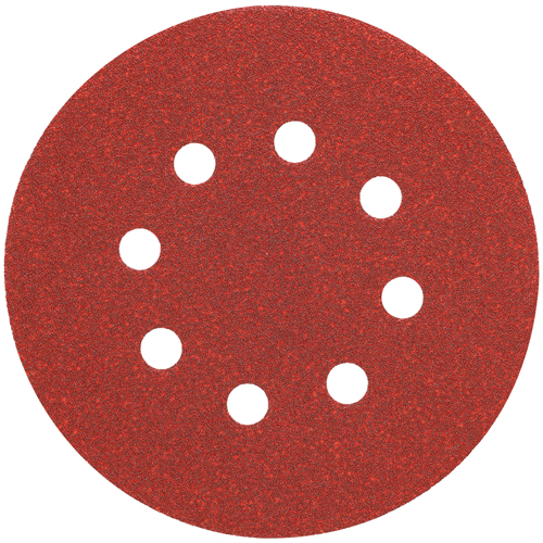 5" 8 Hole 120 Grit Hook and Loop Random Orbit Sandpaper (25 pack)