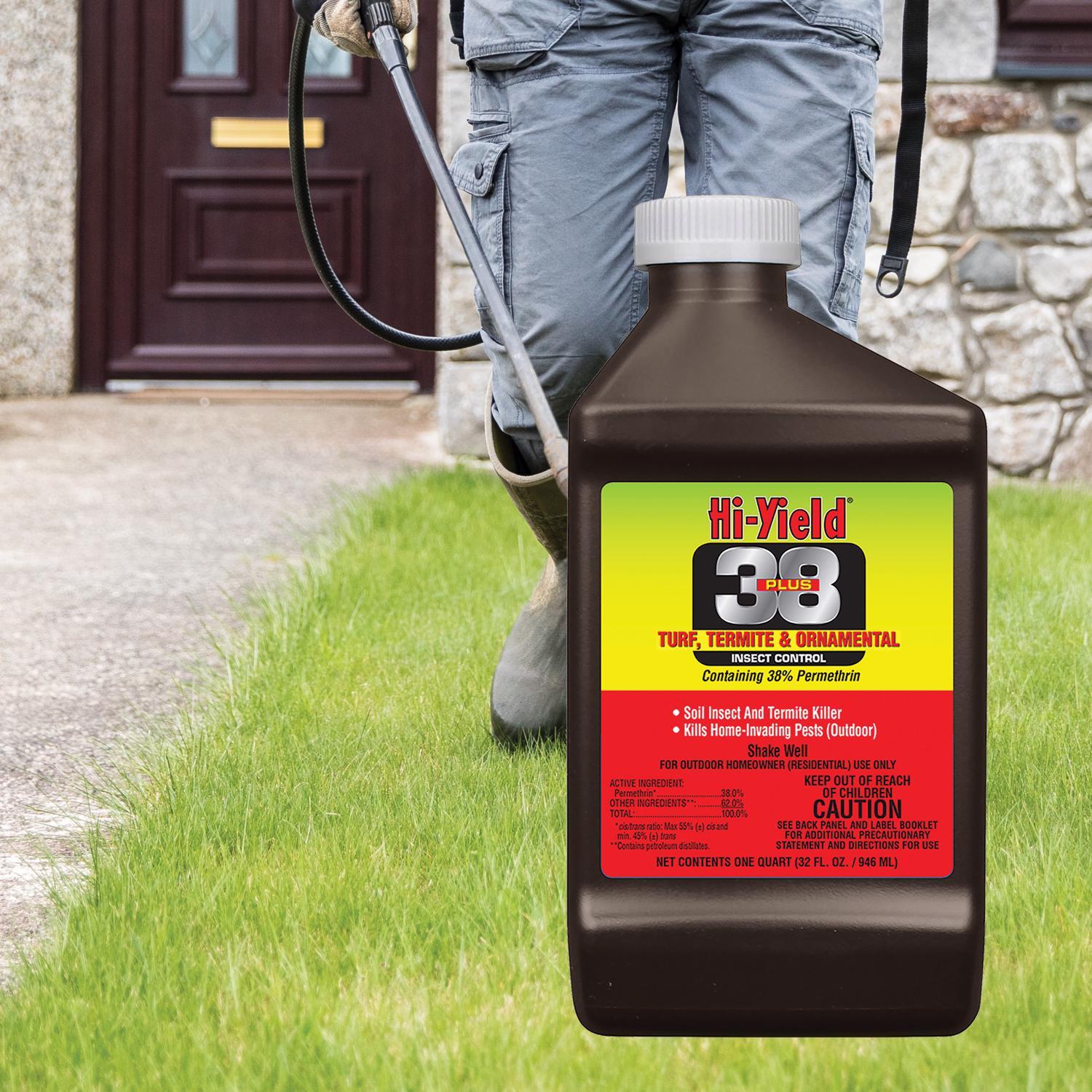 Hi-Yield 38 Plus Turf Termite and Ornamental Insect Killer Liquid Concentrate 32 oz