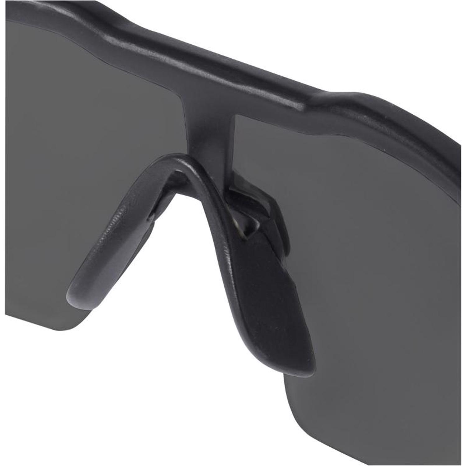 Milwaukee Safety Glasses Tinted Lens Black/Red Frame 3 pk