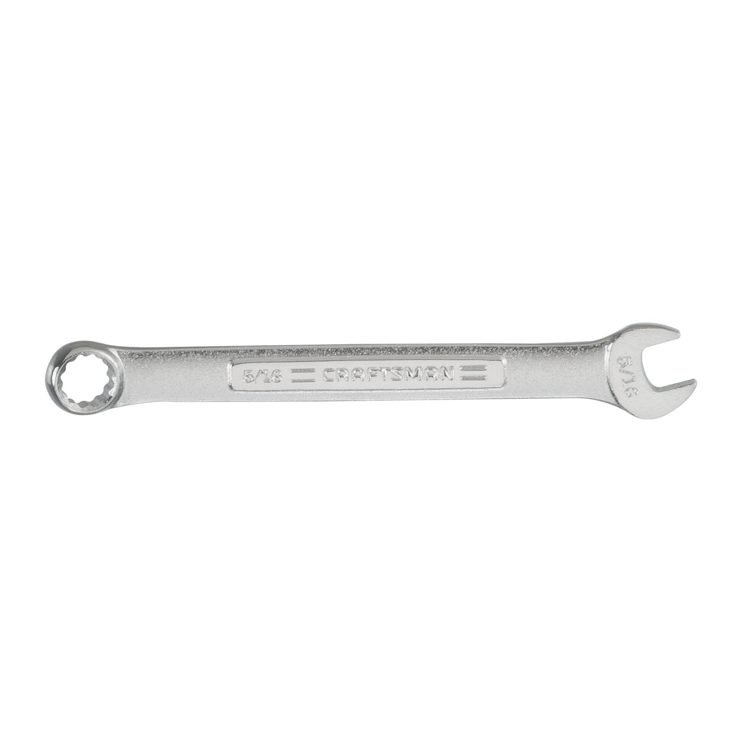 CRAFTSMAN 12 Point SAE Combination Wrench 4.38 in. L 1 pc